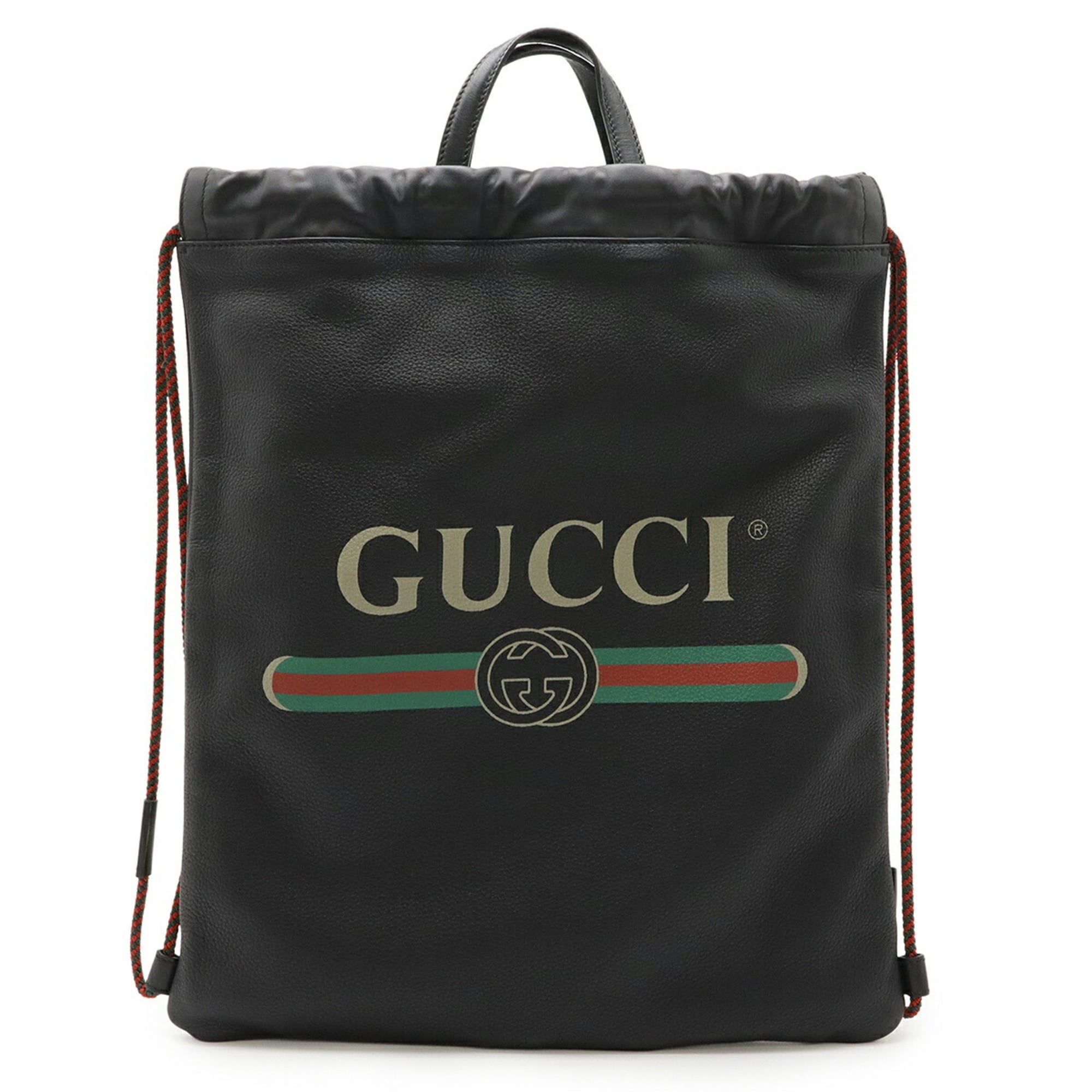 Leather Backpack (Pre-Owned) - Gucci - Modalova
