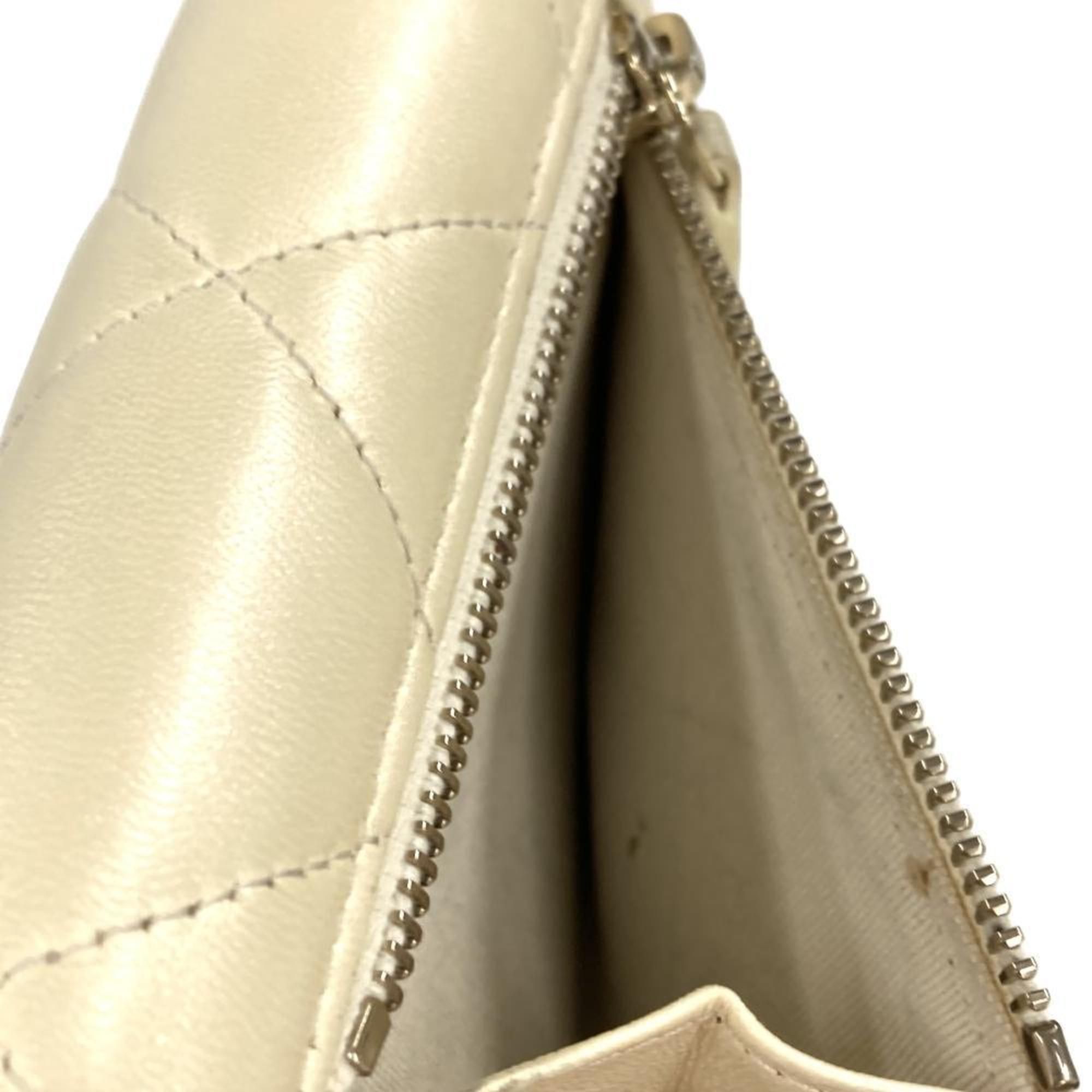 Leather Wallet (Tri-Fold) (Pre-Owned) - Chanel - Modalova