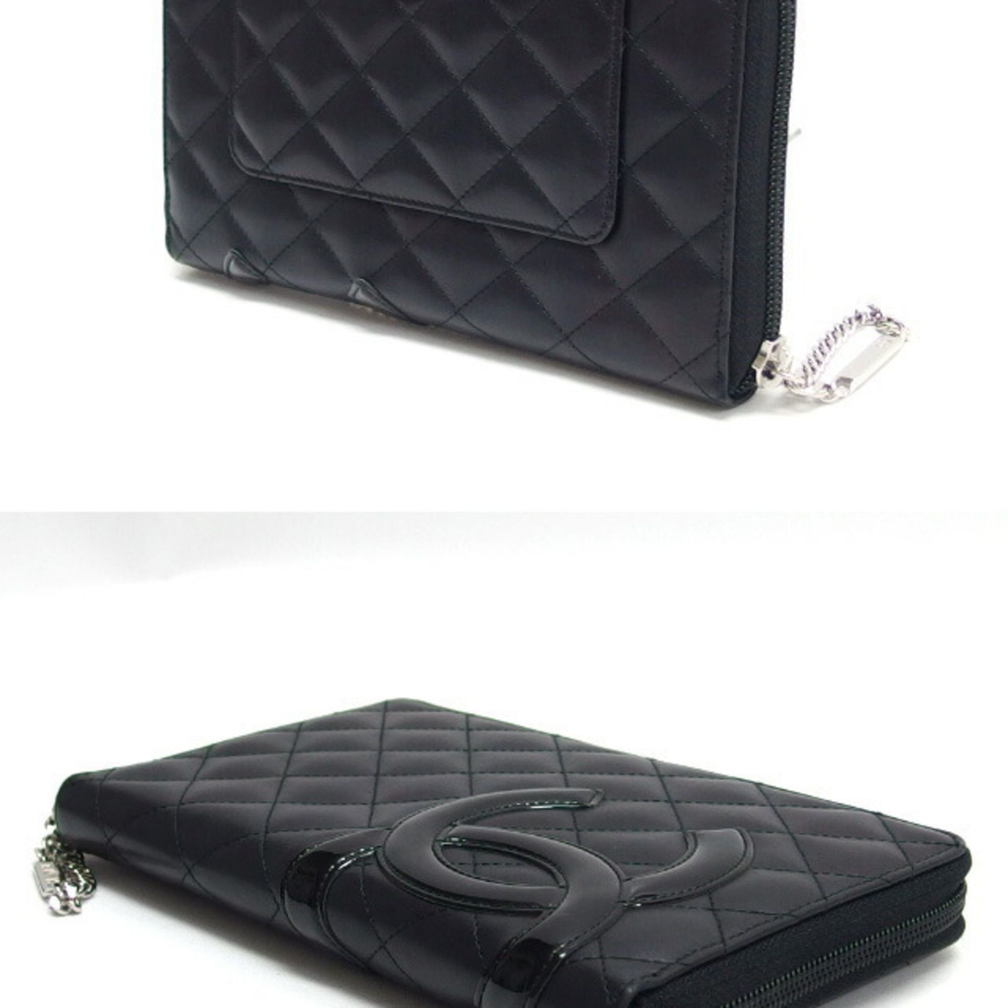 Leather Long Wallet (Bi-Fold) (Pre-Owned) - Chanel - Modalova