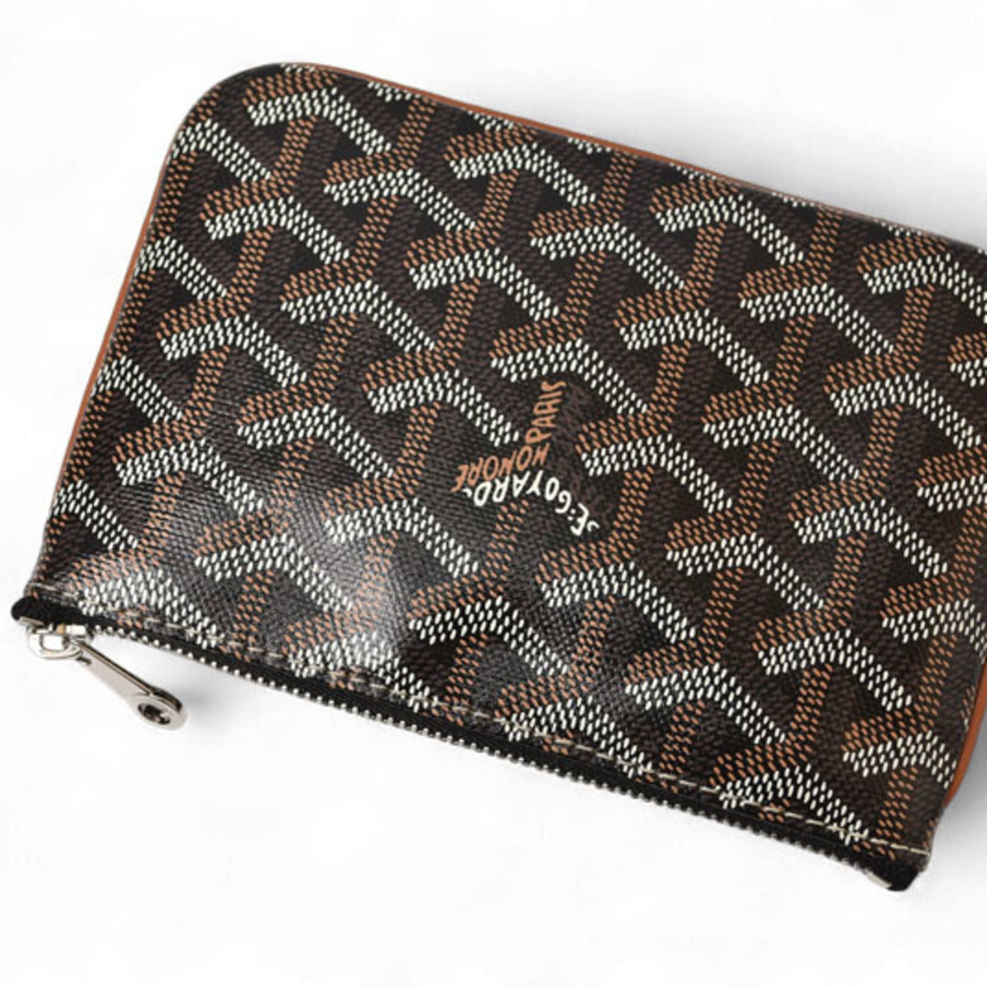 Coated Canvas Leather Pouch (Pre-Owned) - Goyard - Modalova