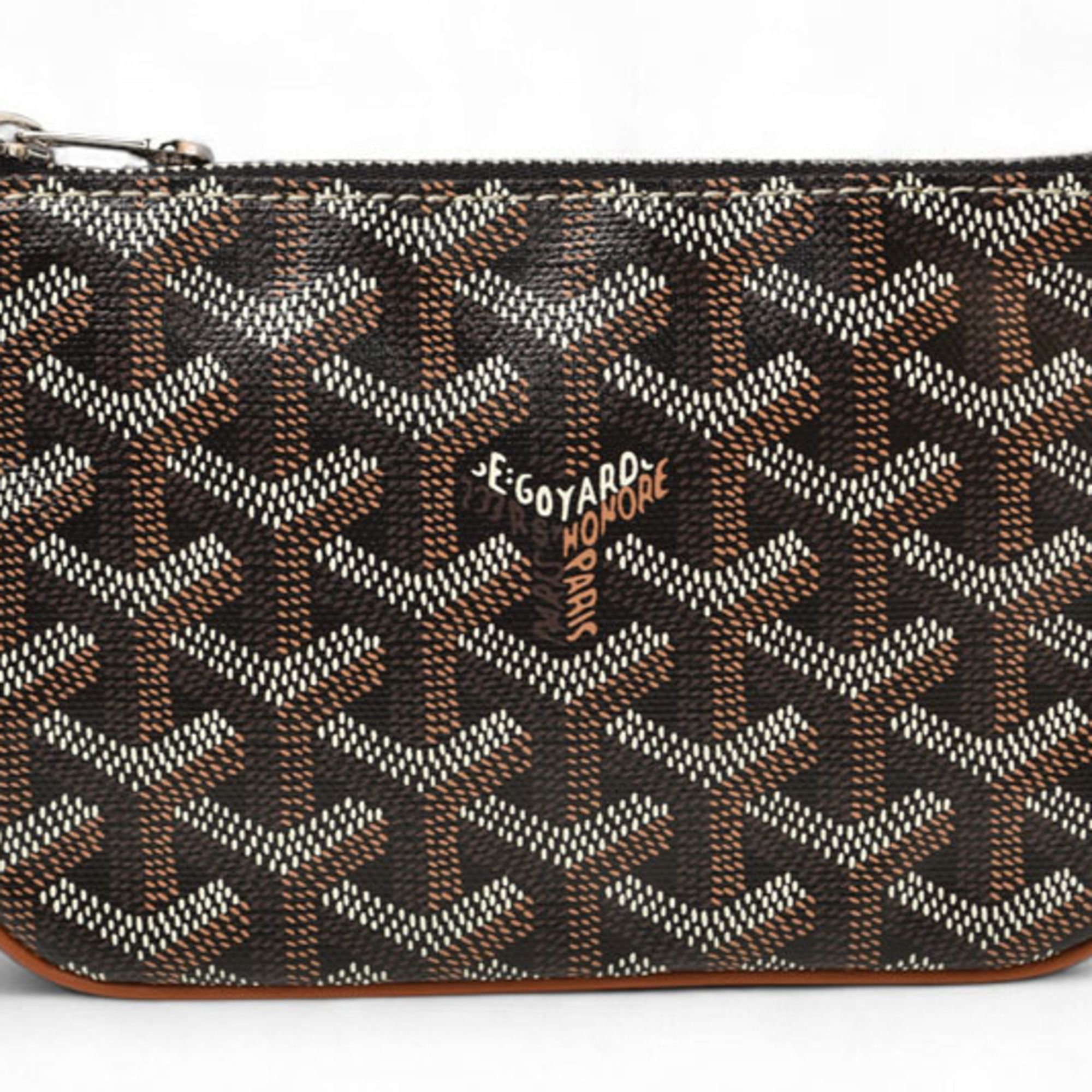 Coated Canvas Leather Pouch (Pre-Owned) - Goyard - Modalova