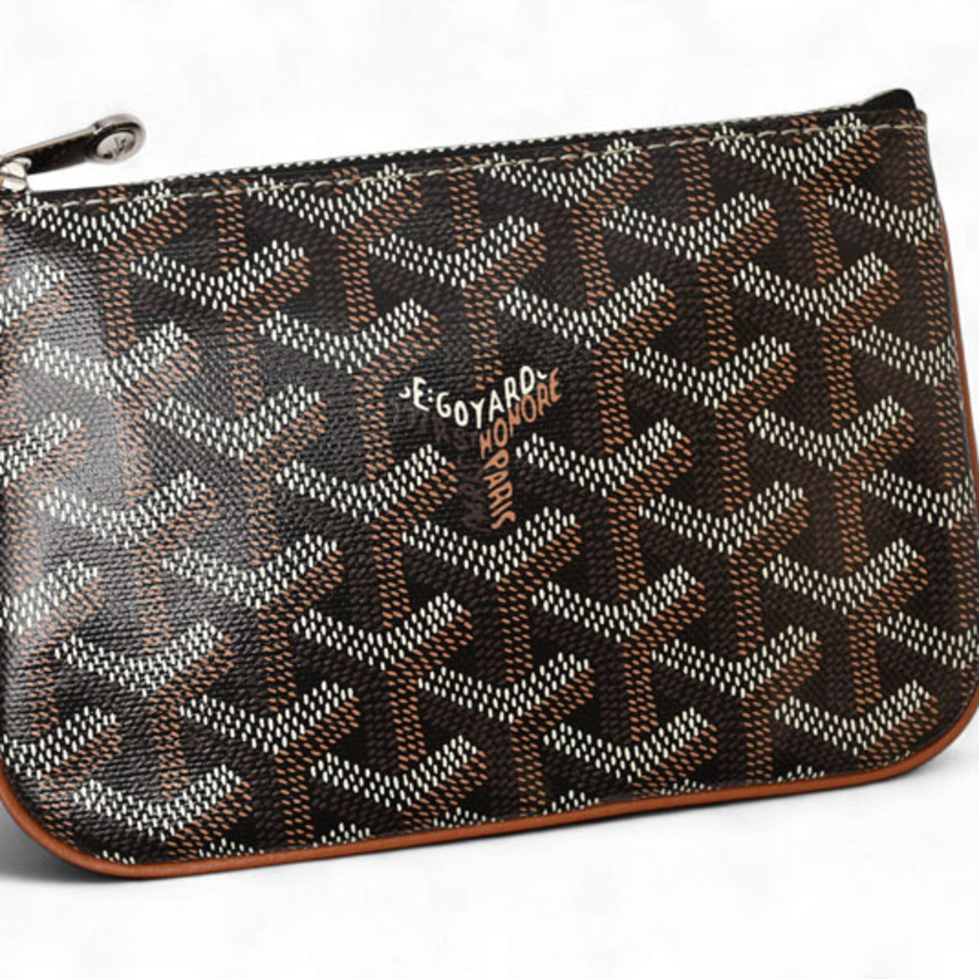 Coated Canvas Leather Pouch (Pre-Owned) - Goyard - Modalova