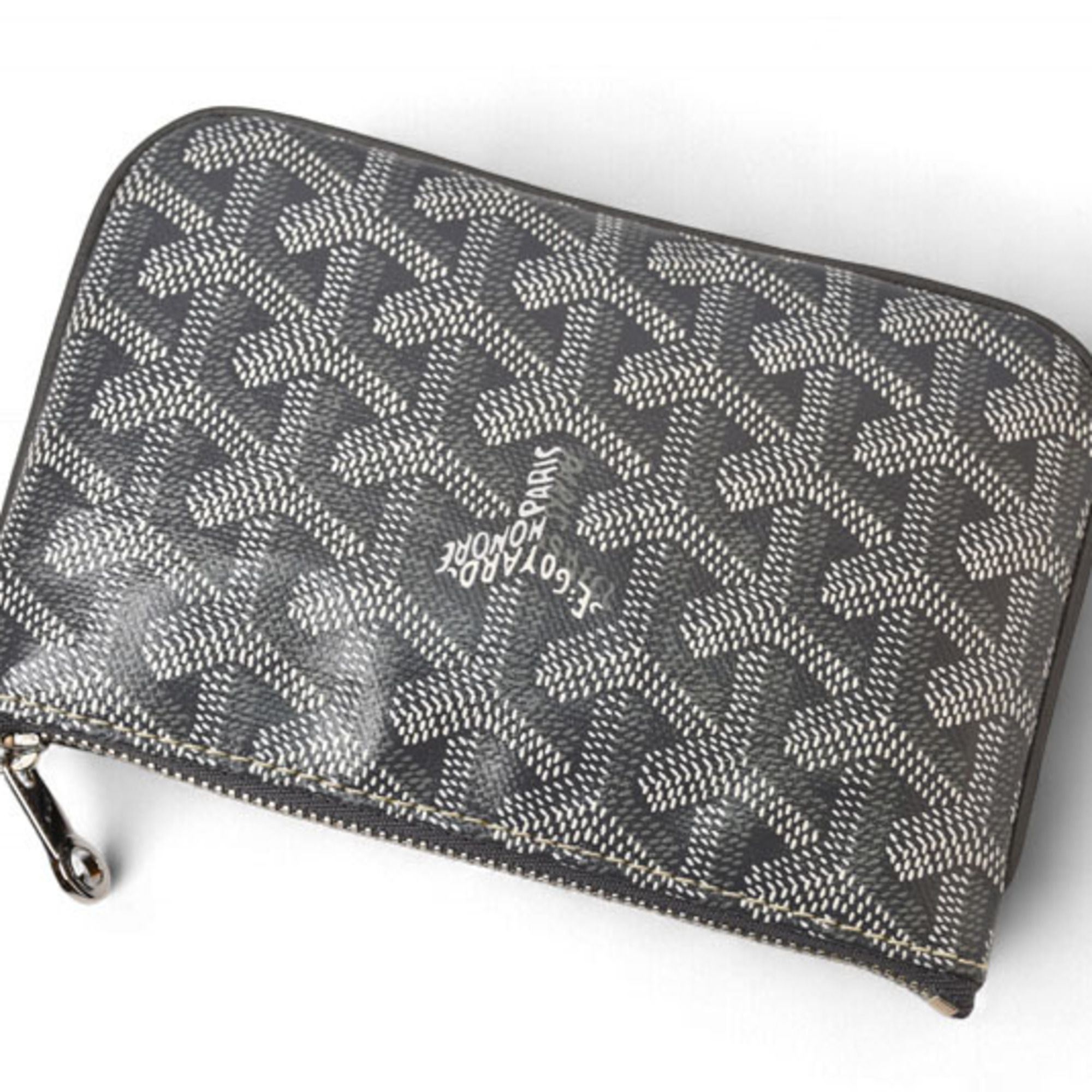 Coated Canvas Leather Pouch (Pre-Owned) - Goyard - Modalova