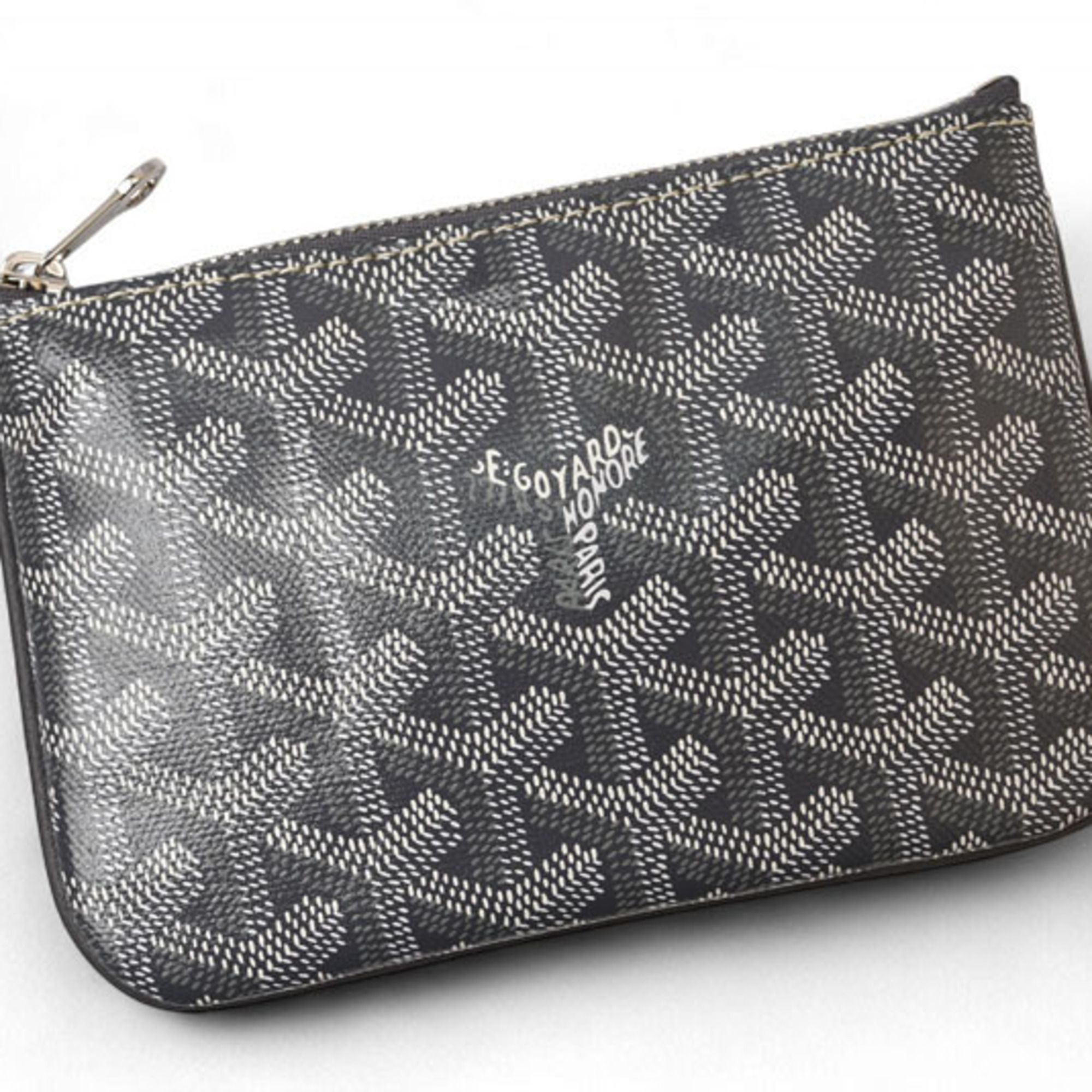 Coated Canvas Leather Pouch (Pre-Owned) - Goyard - Modalova