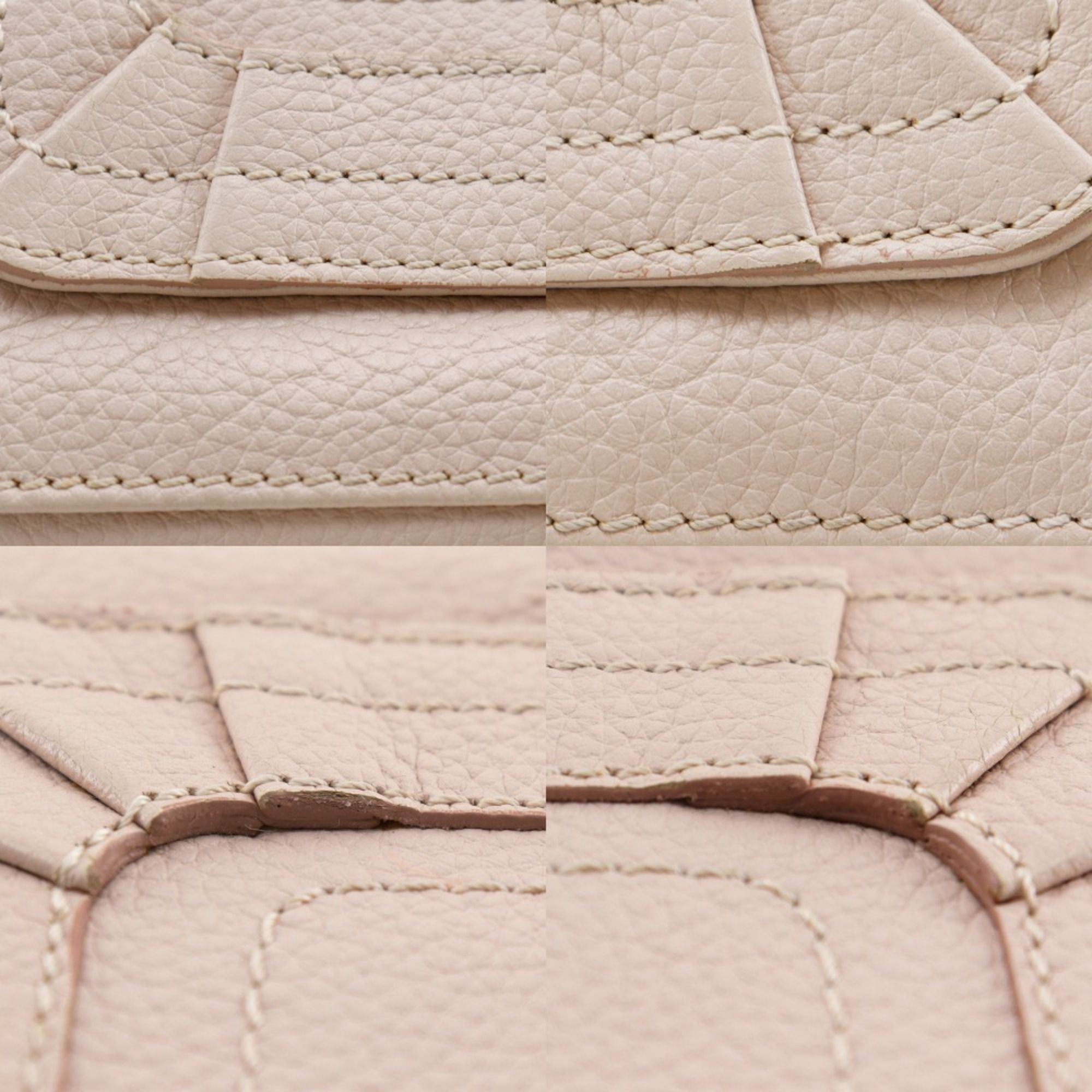 Leather Long Wallet (Bi-Fold) (Pre-Owned) - Chloé - Modalova