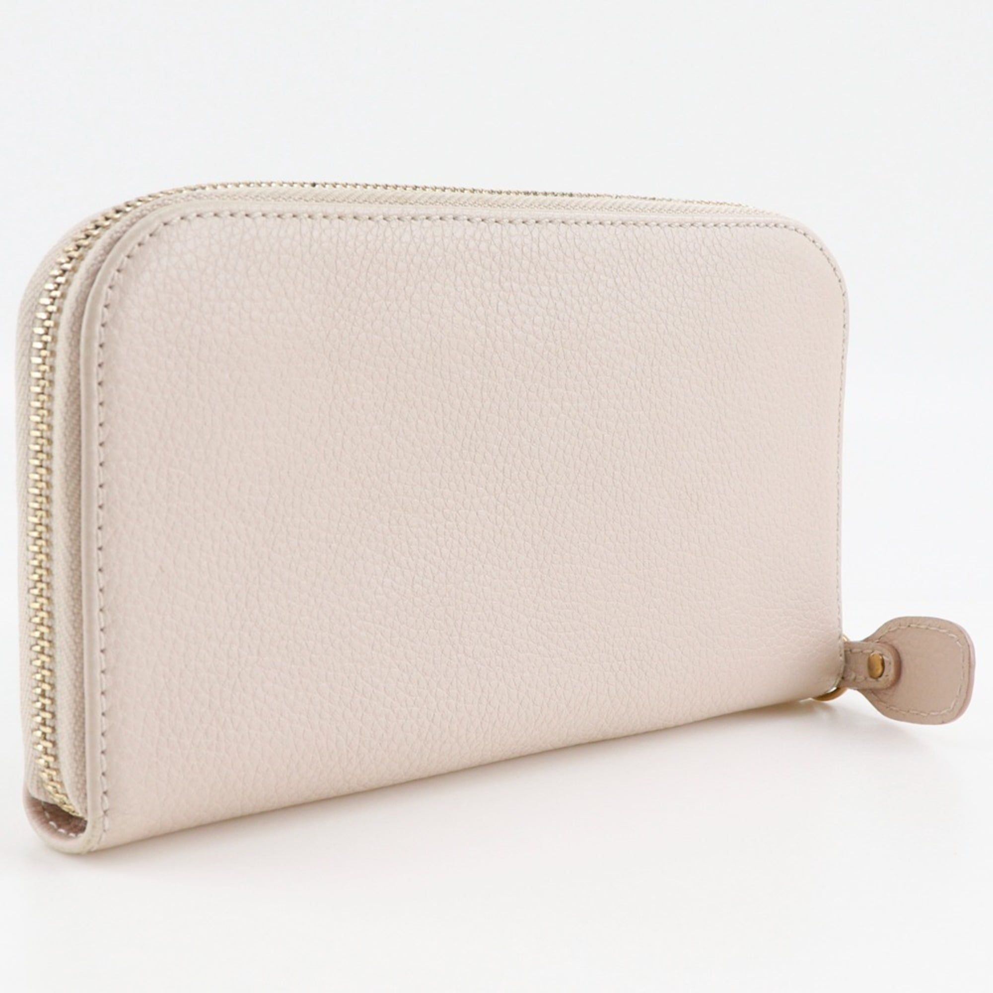 Leather Long Wallet (Bi-Fold) (Pre-Owned) - Chloé - Modalova