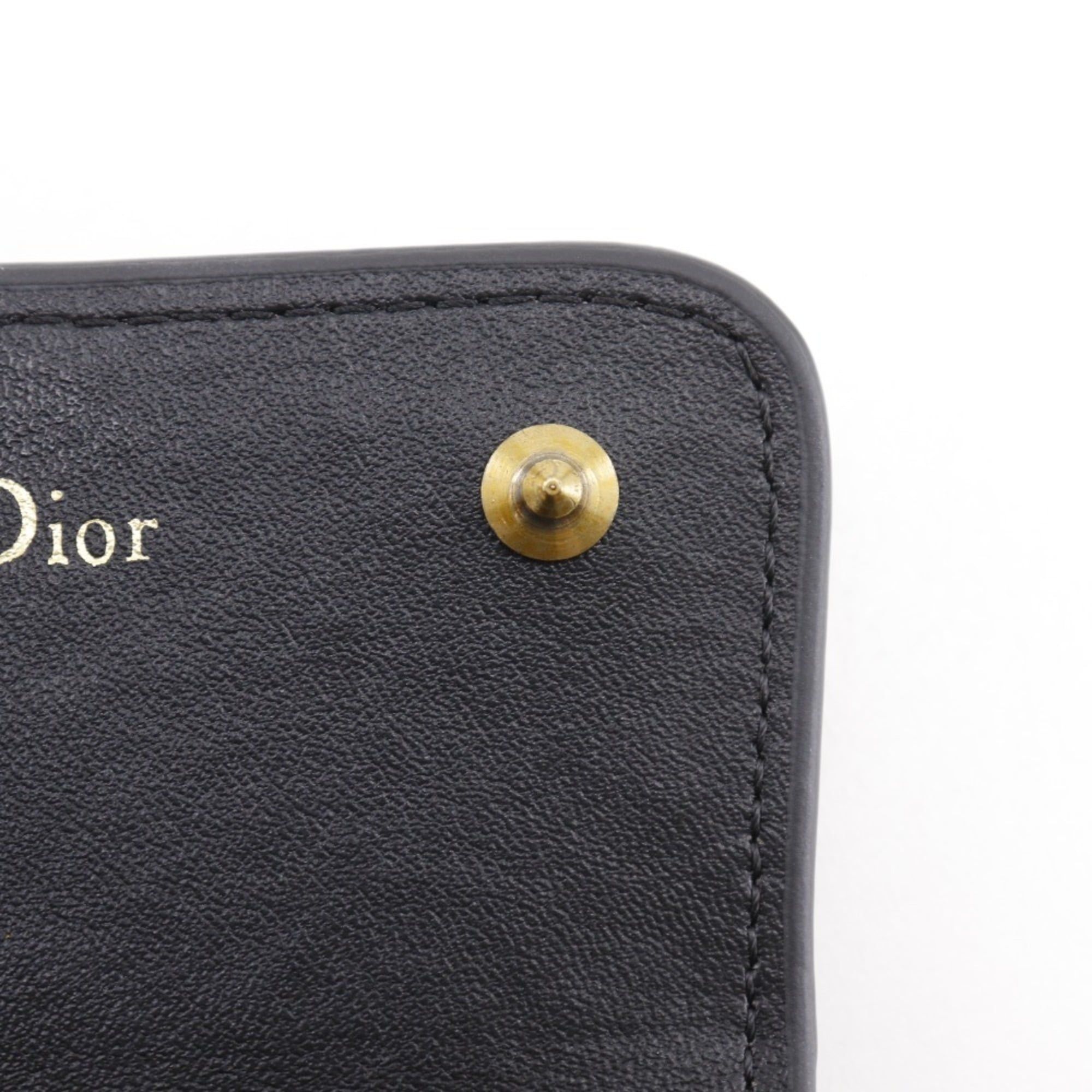 Leather Wallet (Tri-Fold) (Pre-Owned) - Christian Dior - Modalova