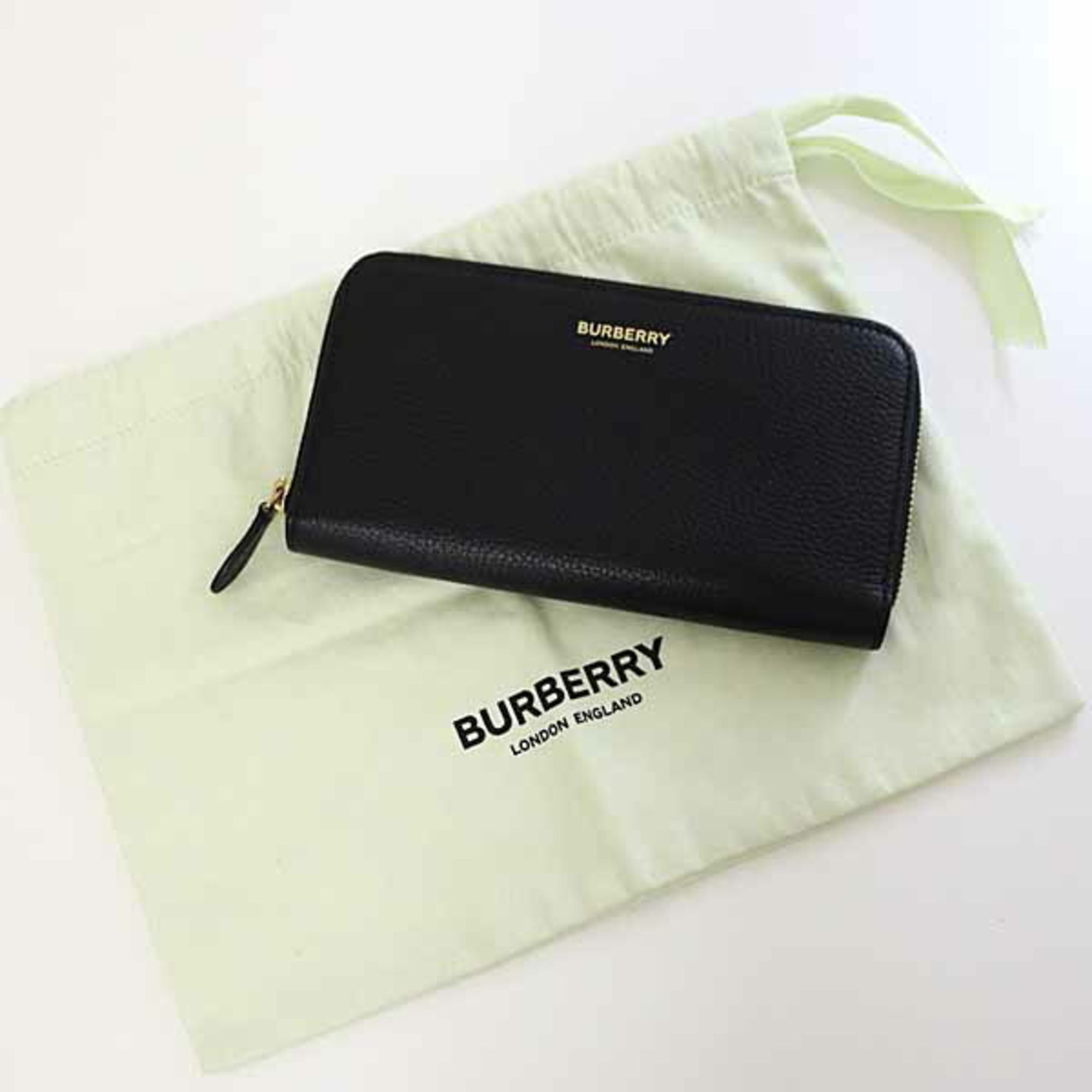 Leather Long Wallet (Bi-Fold) (Pre-Owned) - Burberry - Modalova