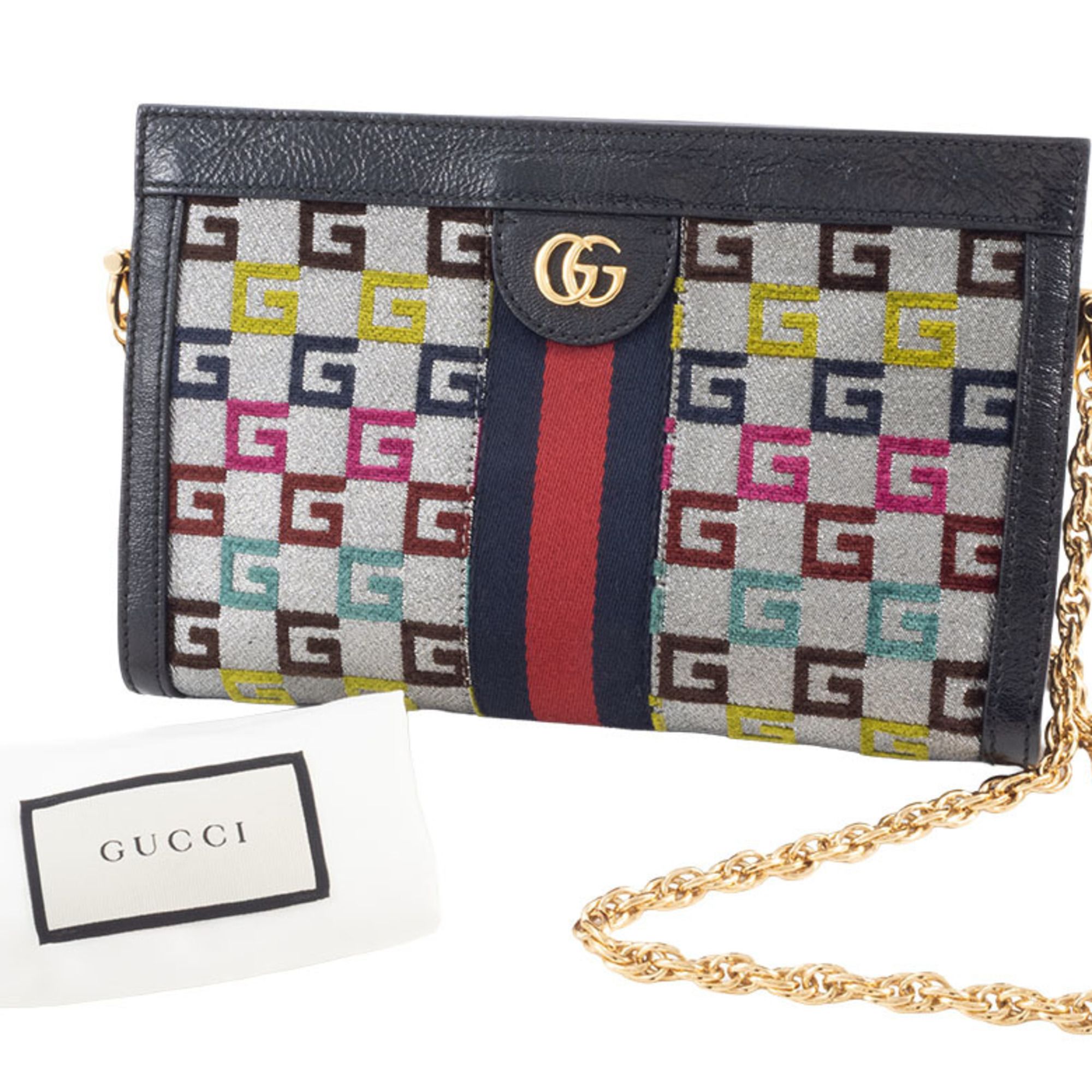 Canvas Leather Shoulder Bag (Pre-Owned) - Gucci - Modalova