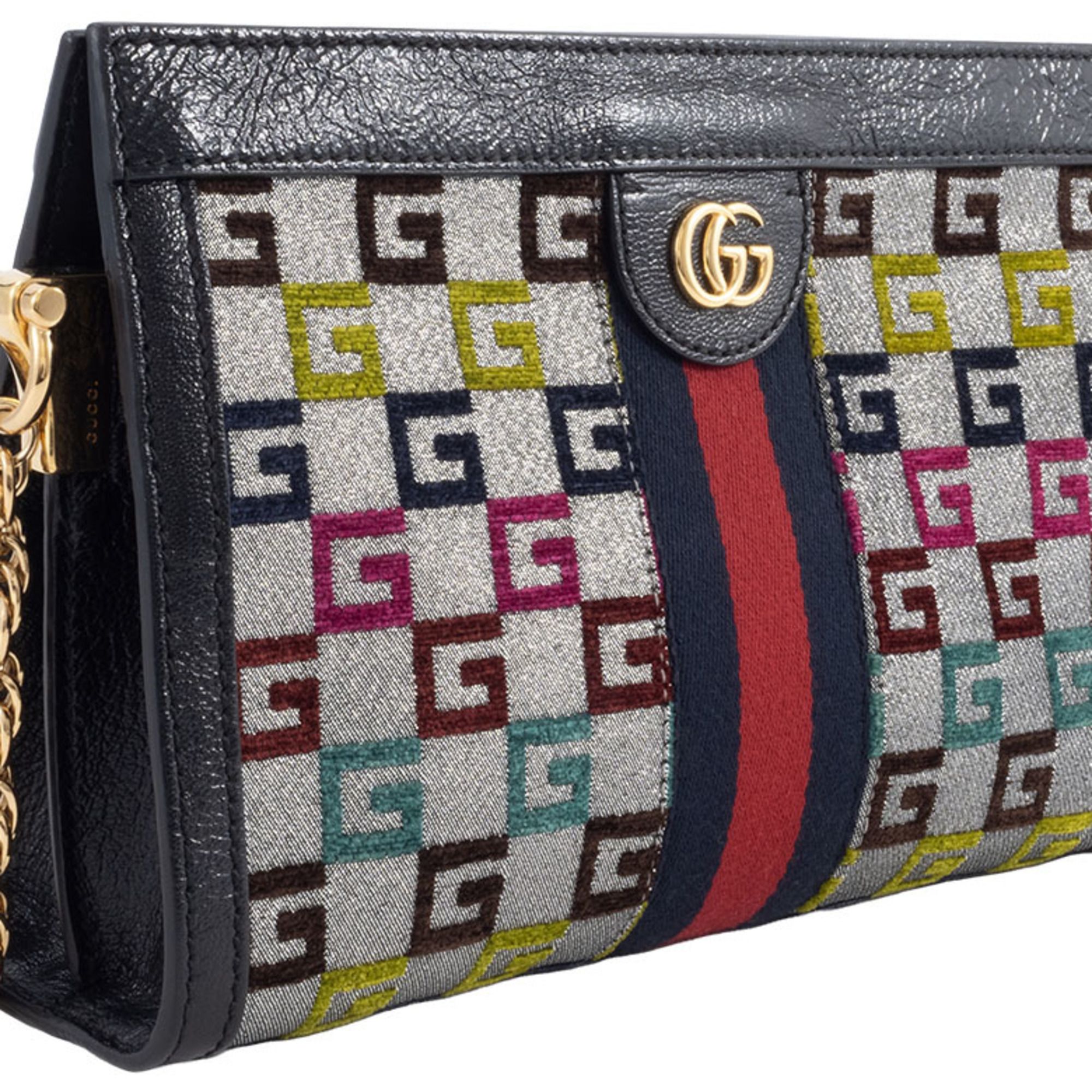 Canvas Leather Shoulder Bag (Pre-Owned) - Gucci - Modalova
