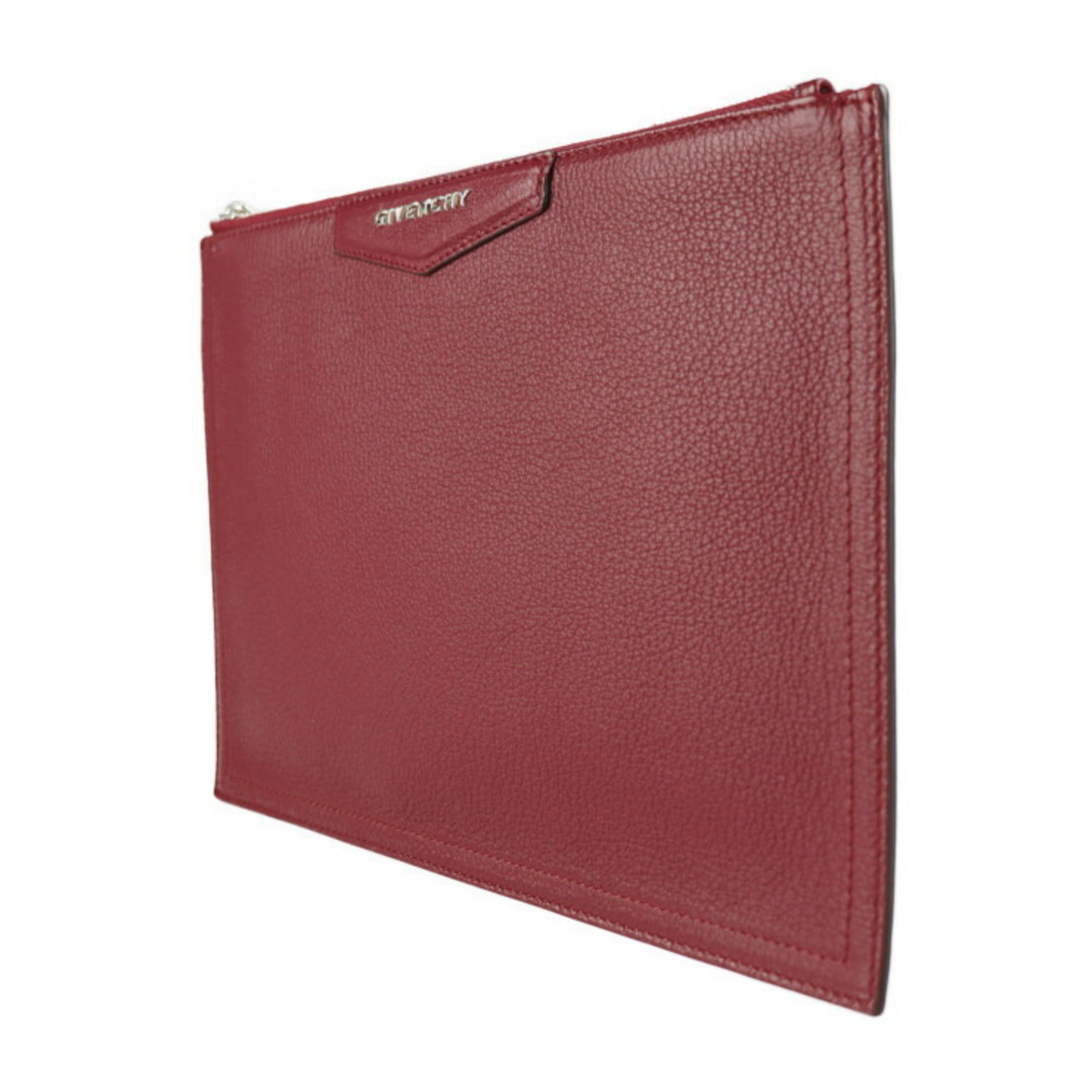 Leather Clutch Bag Handbag Pouch (Pre-Owned) - Givenchy - Modalova
