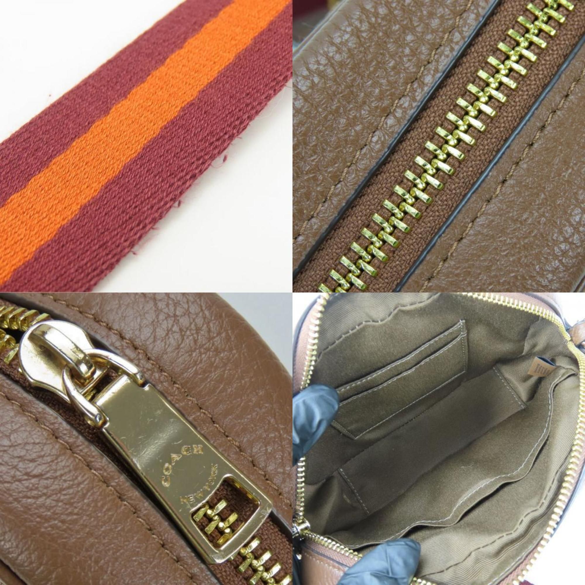 Canvas Leather Pochette Shoulder Bag (Pre-Owned) - Coach - Modalova