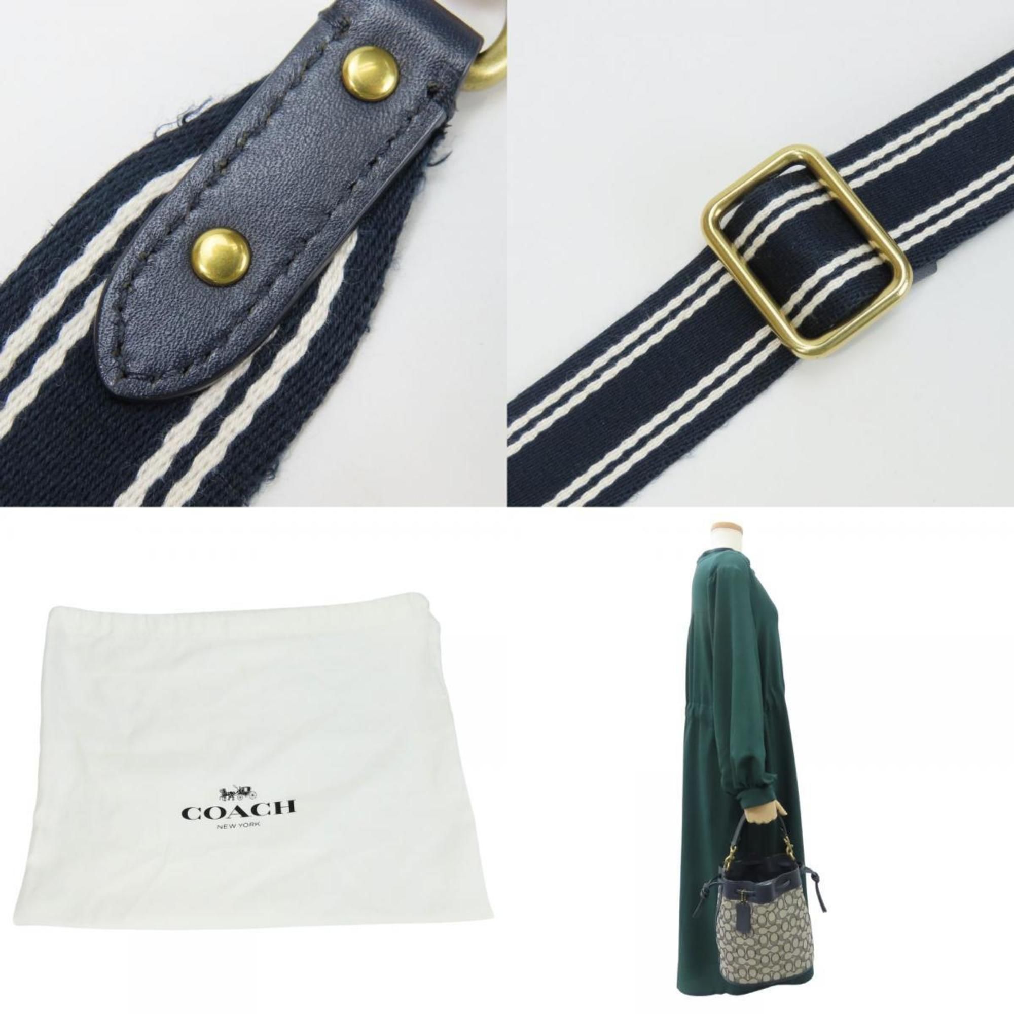 Canvas Leather Shoulder Bag (Pre-Owned) - Coach - Modalova