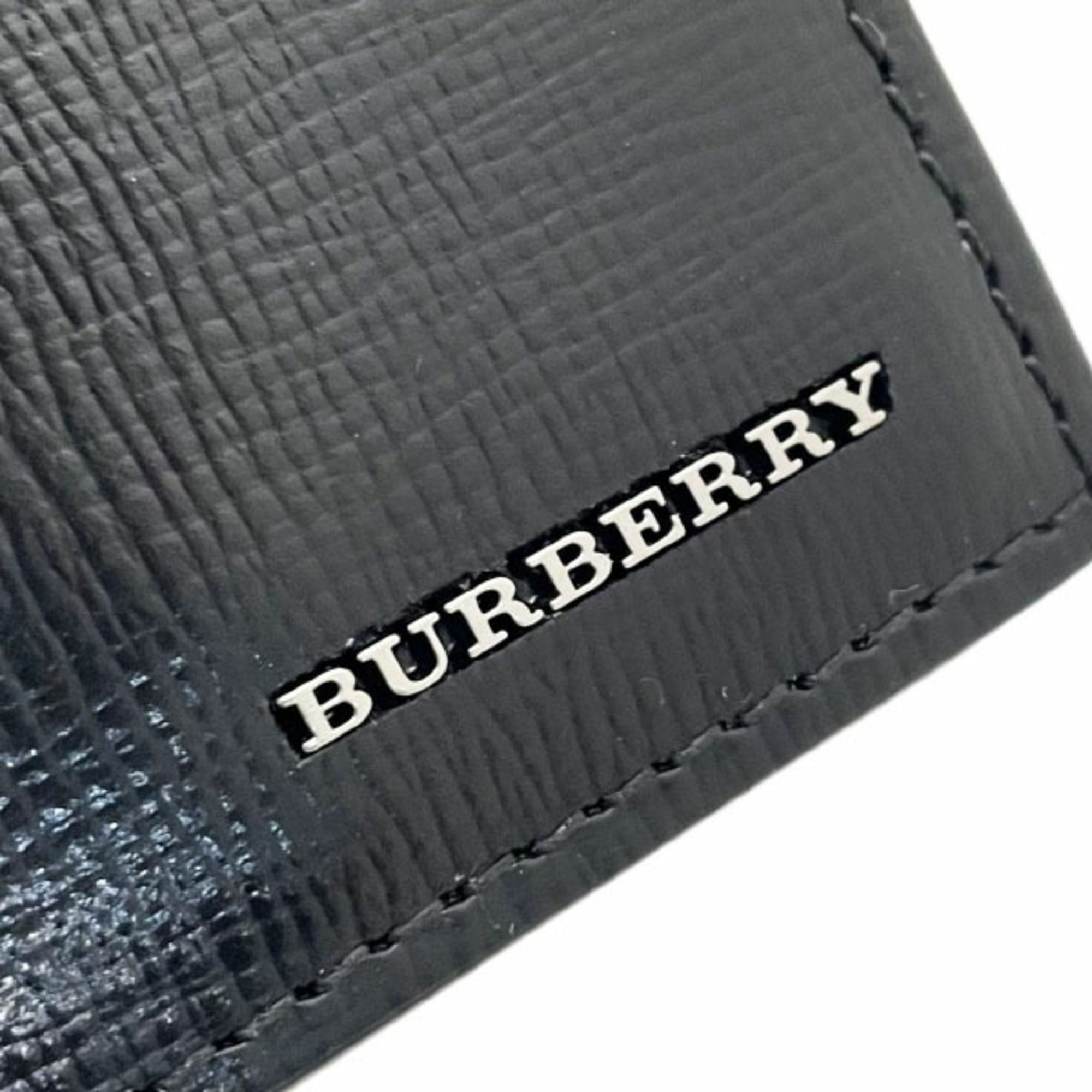 Leather Long Wallet (Bi-Fold) (Pre-Owned) - Burberry - Modalova