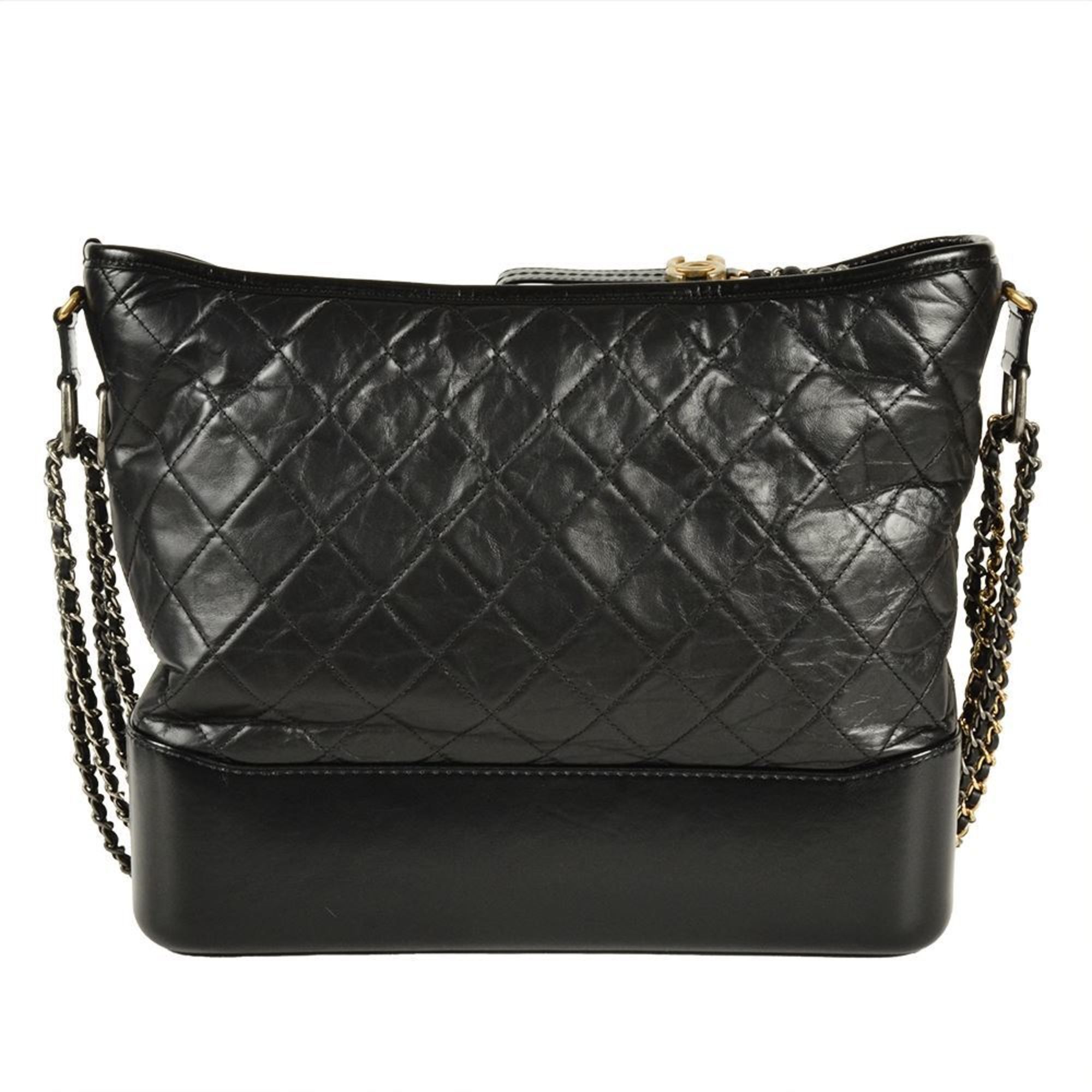 Gabriel Leather Shoulder Bag (Pre-Owned) - Chanel - Modalova