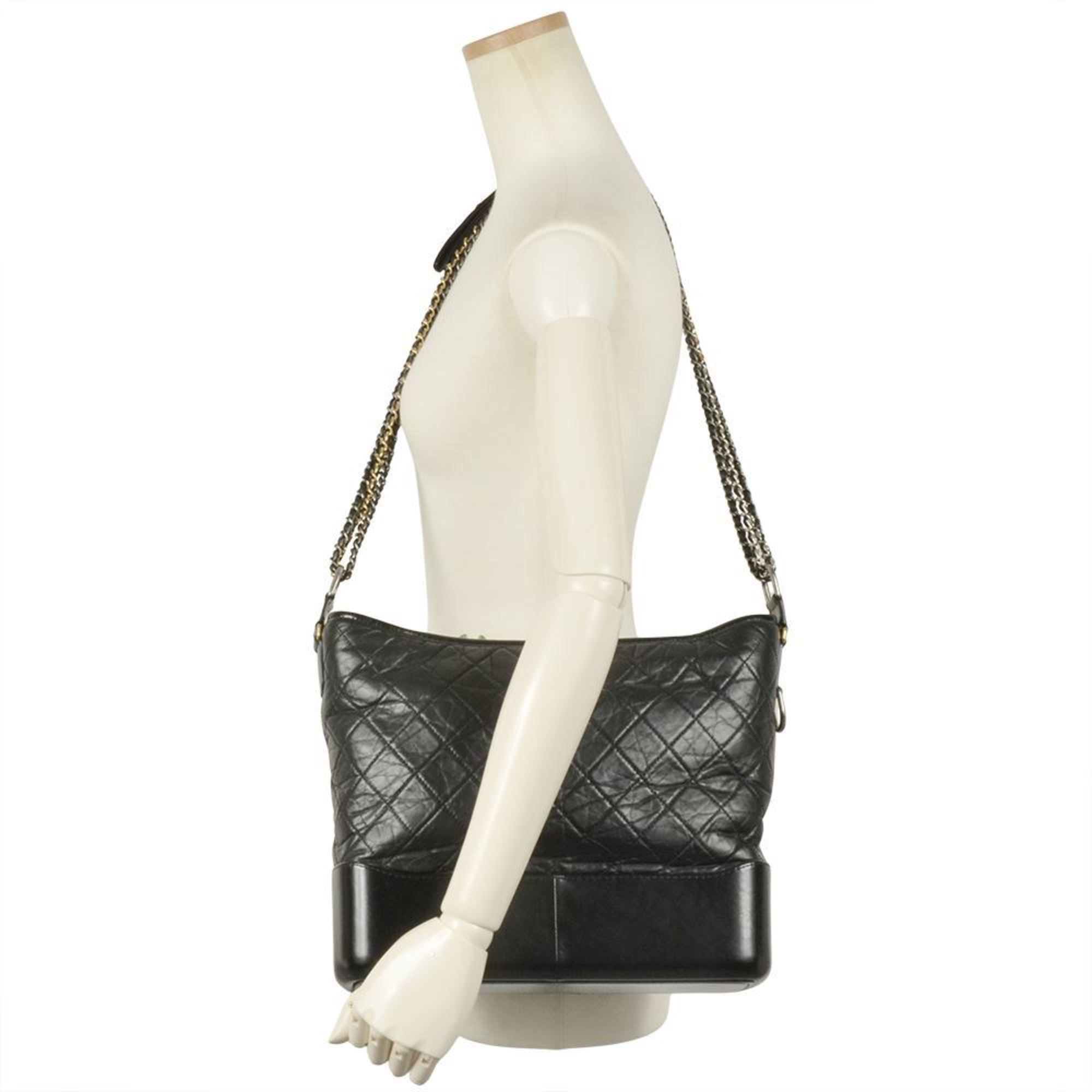 Gabriel Leather Shoulder Bag (Pre-Owned) - Chanel - Modalova