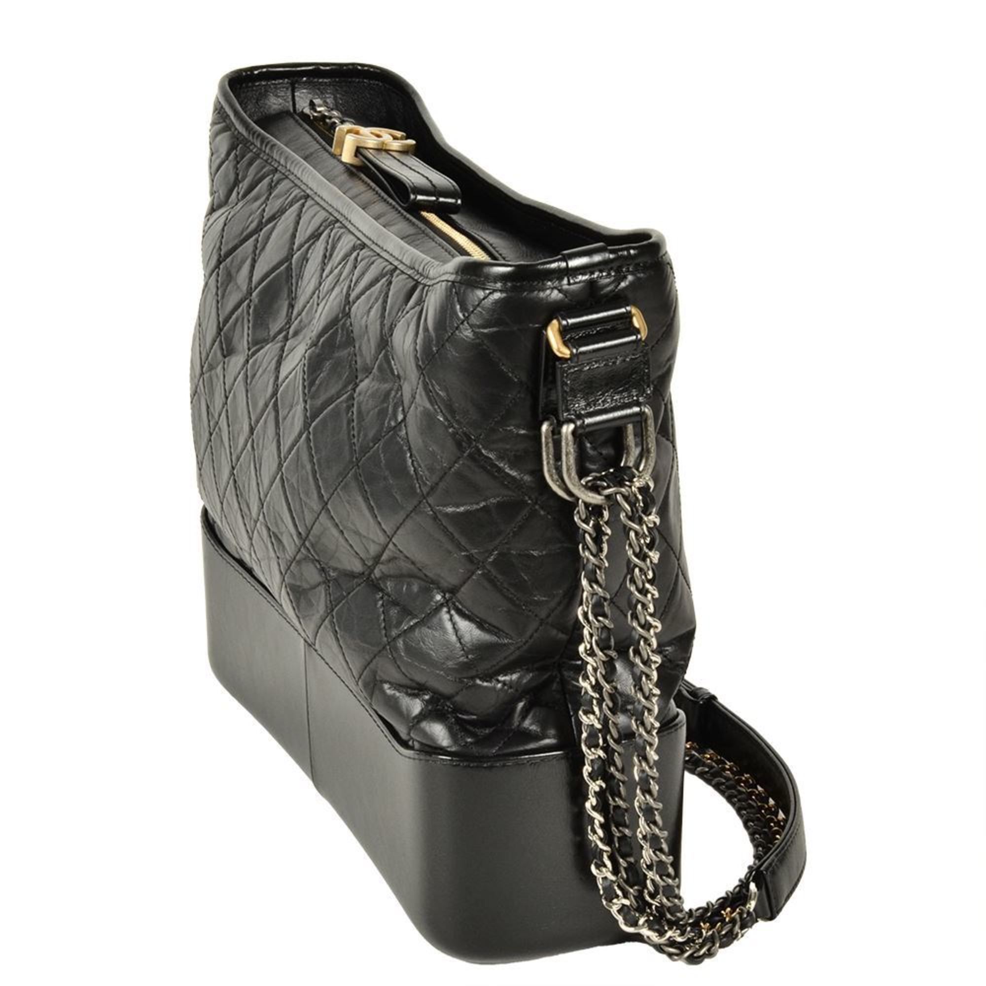 Gabriel Leather Shoulder Bag (Pre-Owned) - Chanel - Modalova