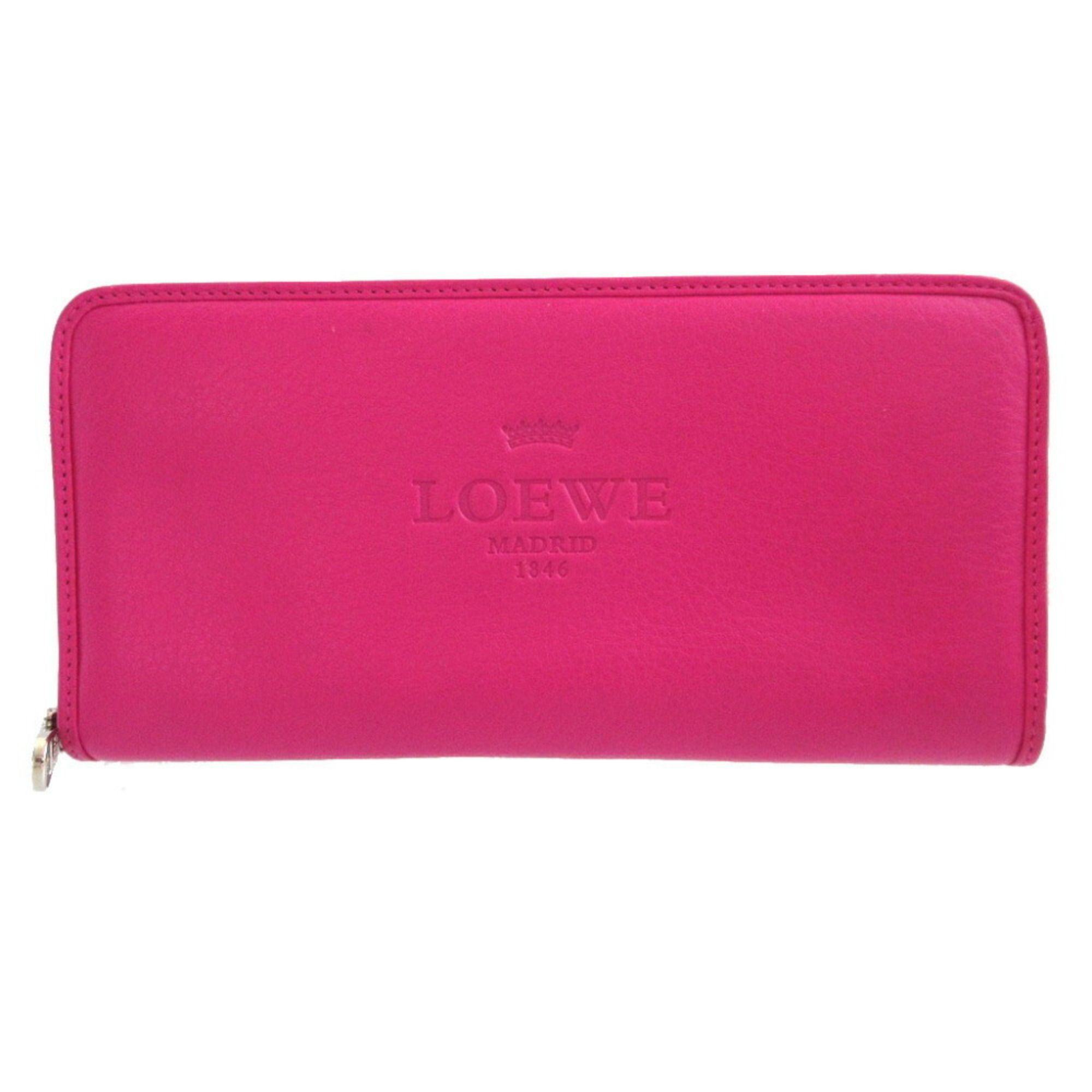 Leather Long Wallet (Bi-Fold) (Pre-Owned) - Loewe - Modalova