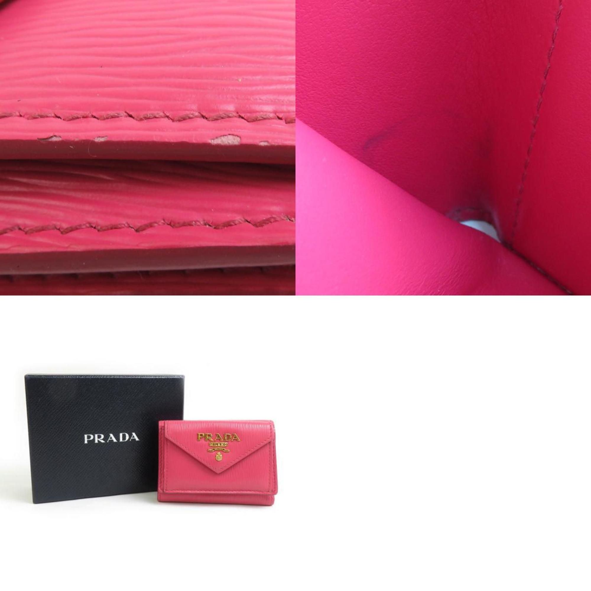 Leather Wallet (Tri-Fold) (Pre-Owned) - Prada - Modalova