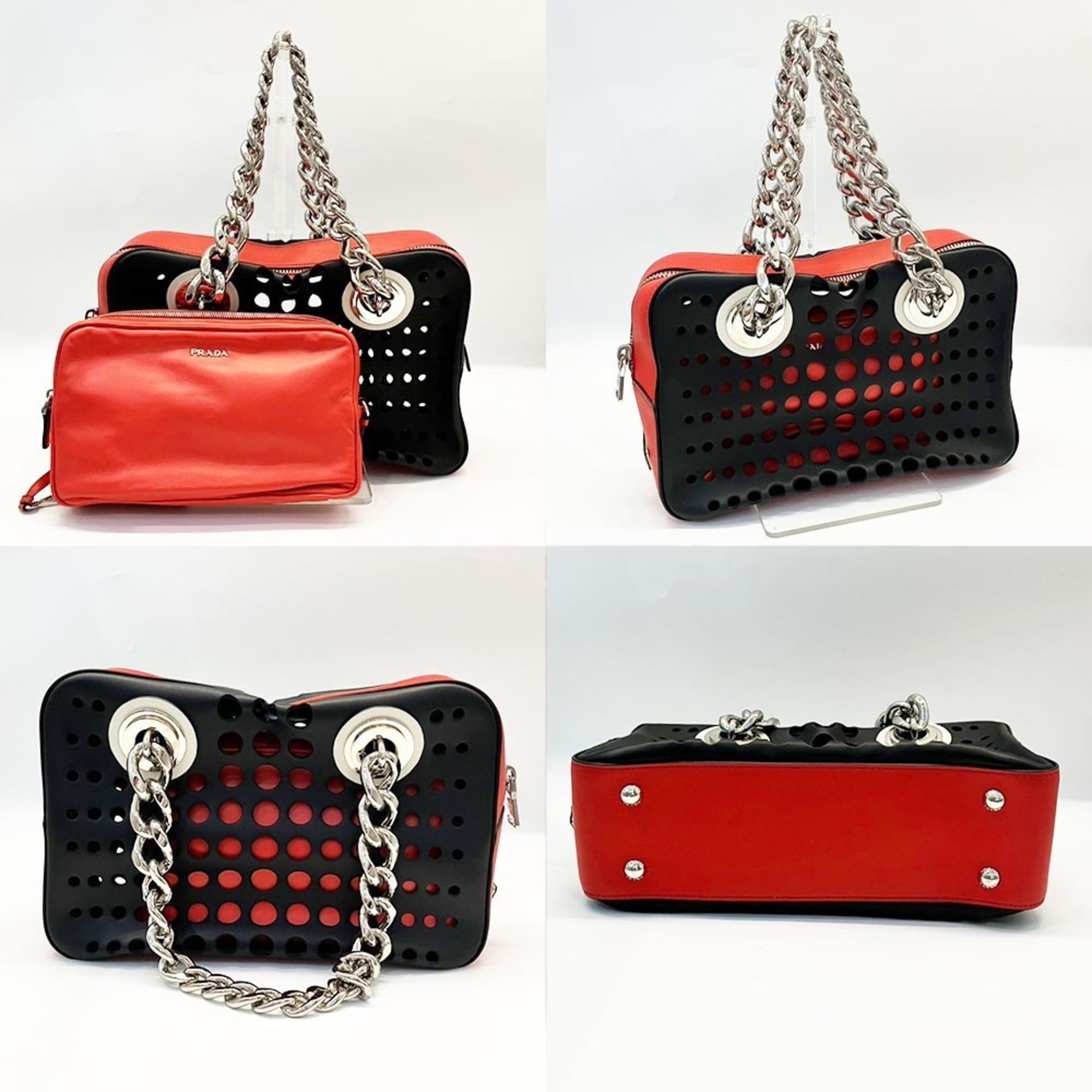 Leather Shoulder Bag (Pre-Owned) - Prada - Modalova
