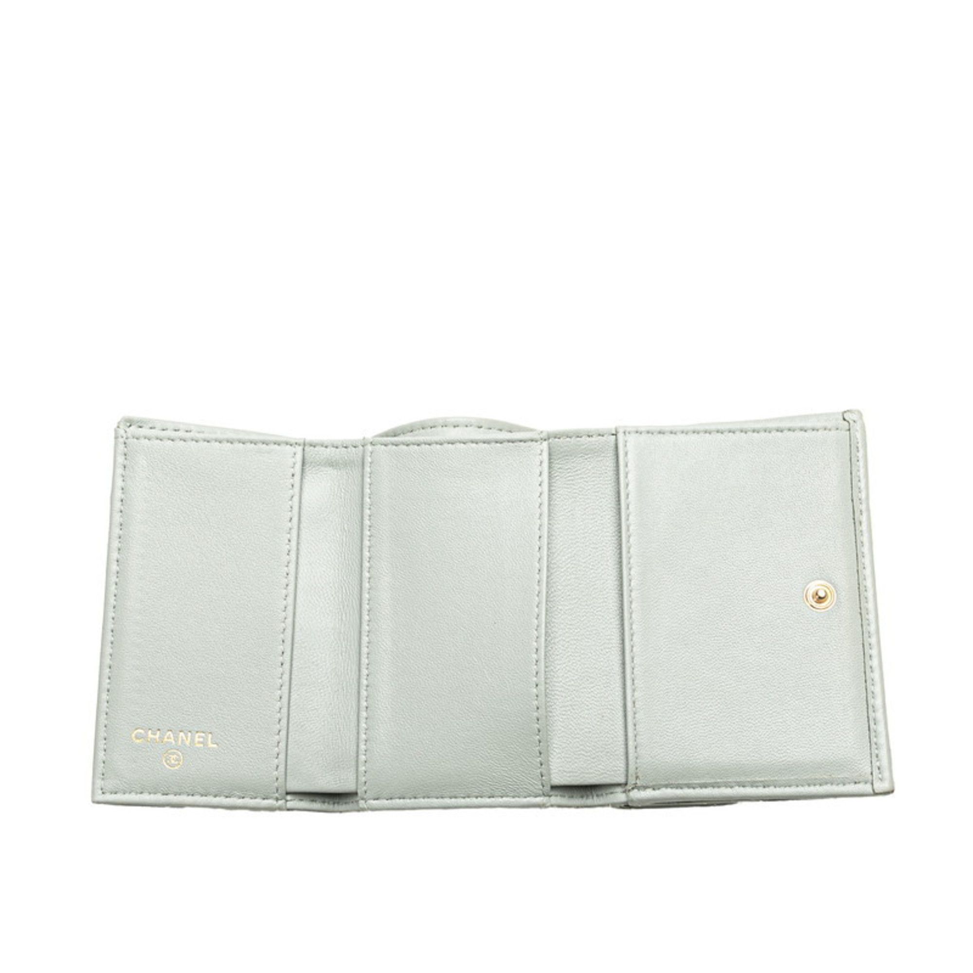 Leather Wallet (Tri-Fold) (Pre-Owned) - Chanel - Modalova