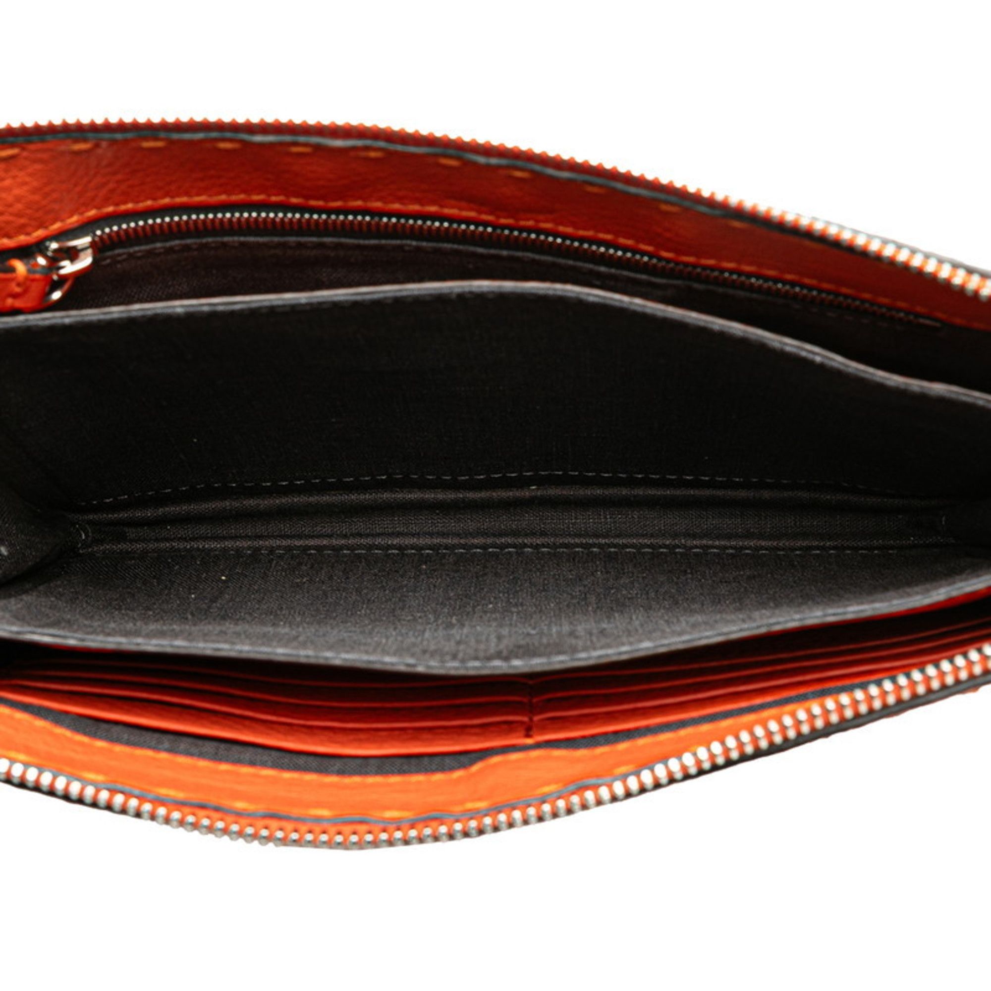Leather Clutch Bag (Pre-Owned) - Fendi - Modalova