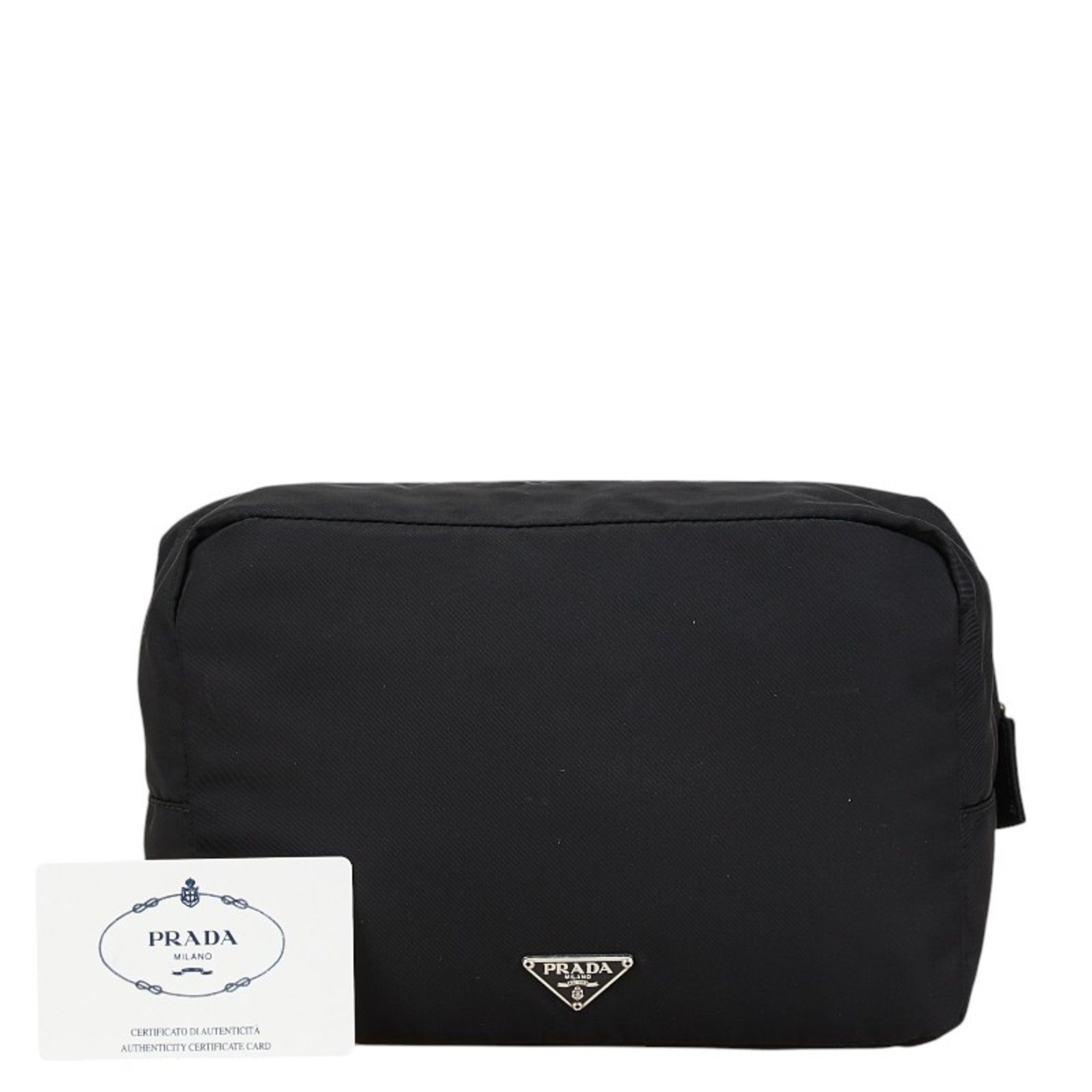 Prada Black Nylon Pouch (Pre-Owned) - Prada - Modalova