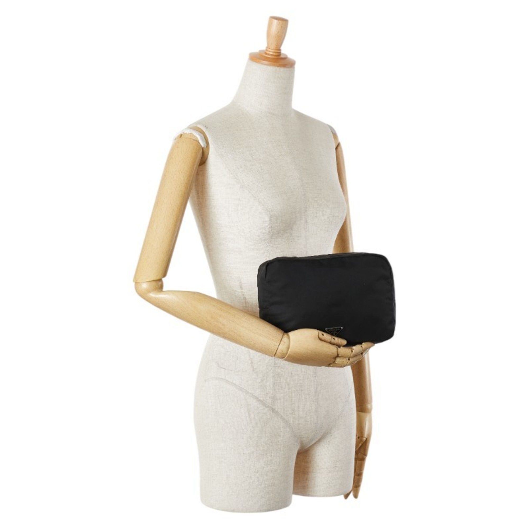 Prada Black Nylon Pouch (Pre-Owned) - Prada - Modalova