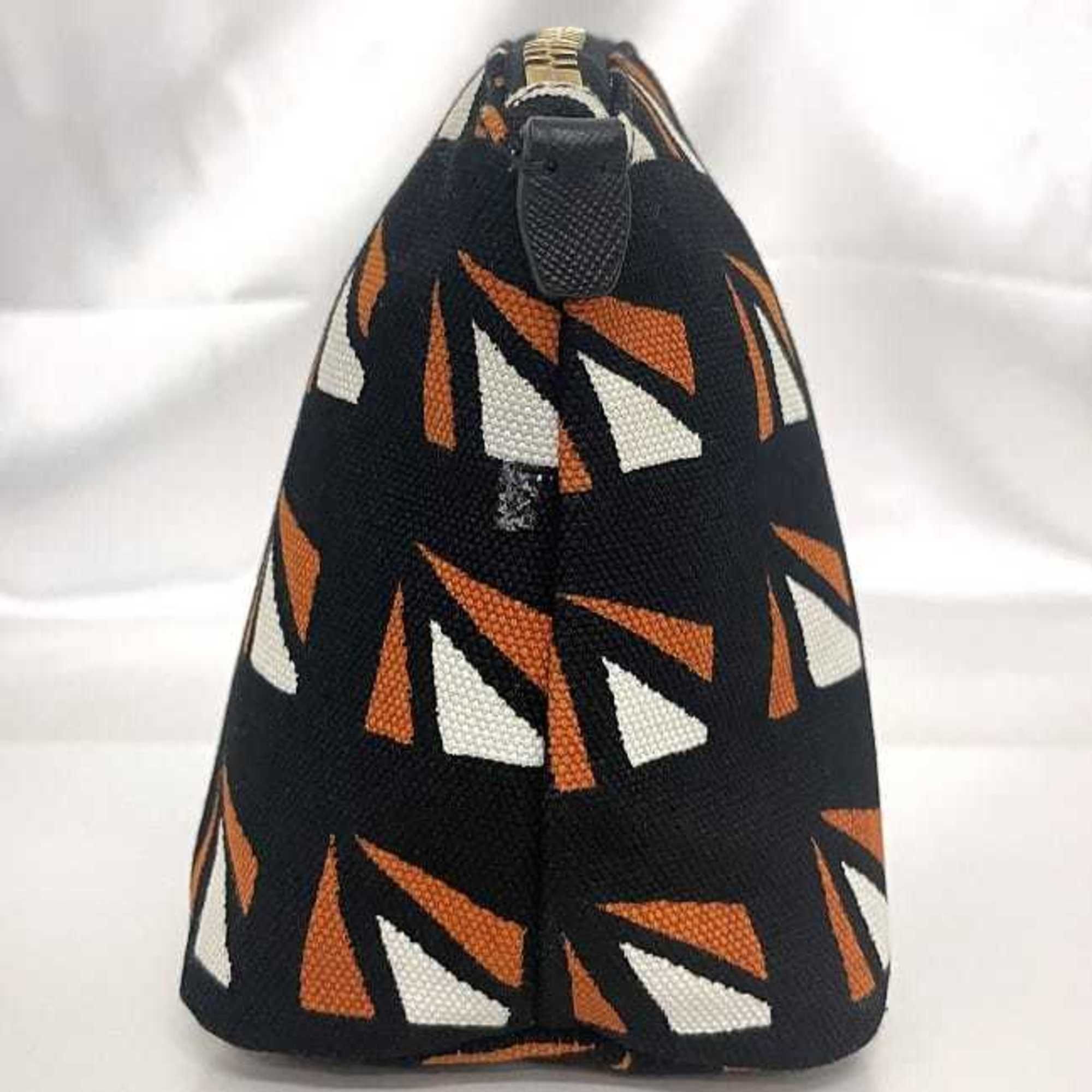Canvas Leather Pouch (Pre-Owned) - Prada - Modalova