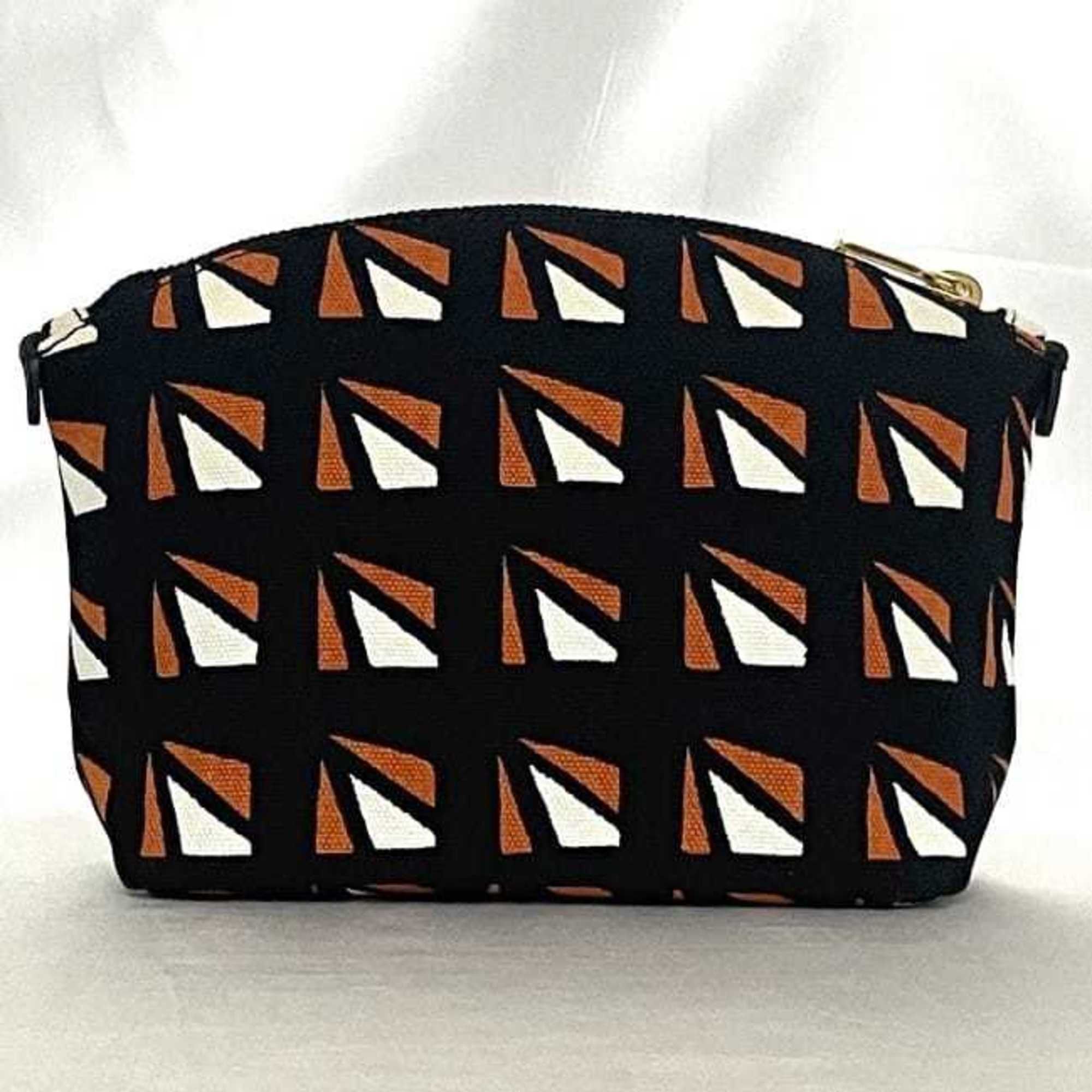 Canvas Leather Pouch (Pre-Owned) - Prada - Modalova