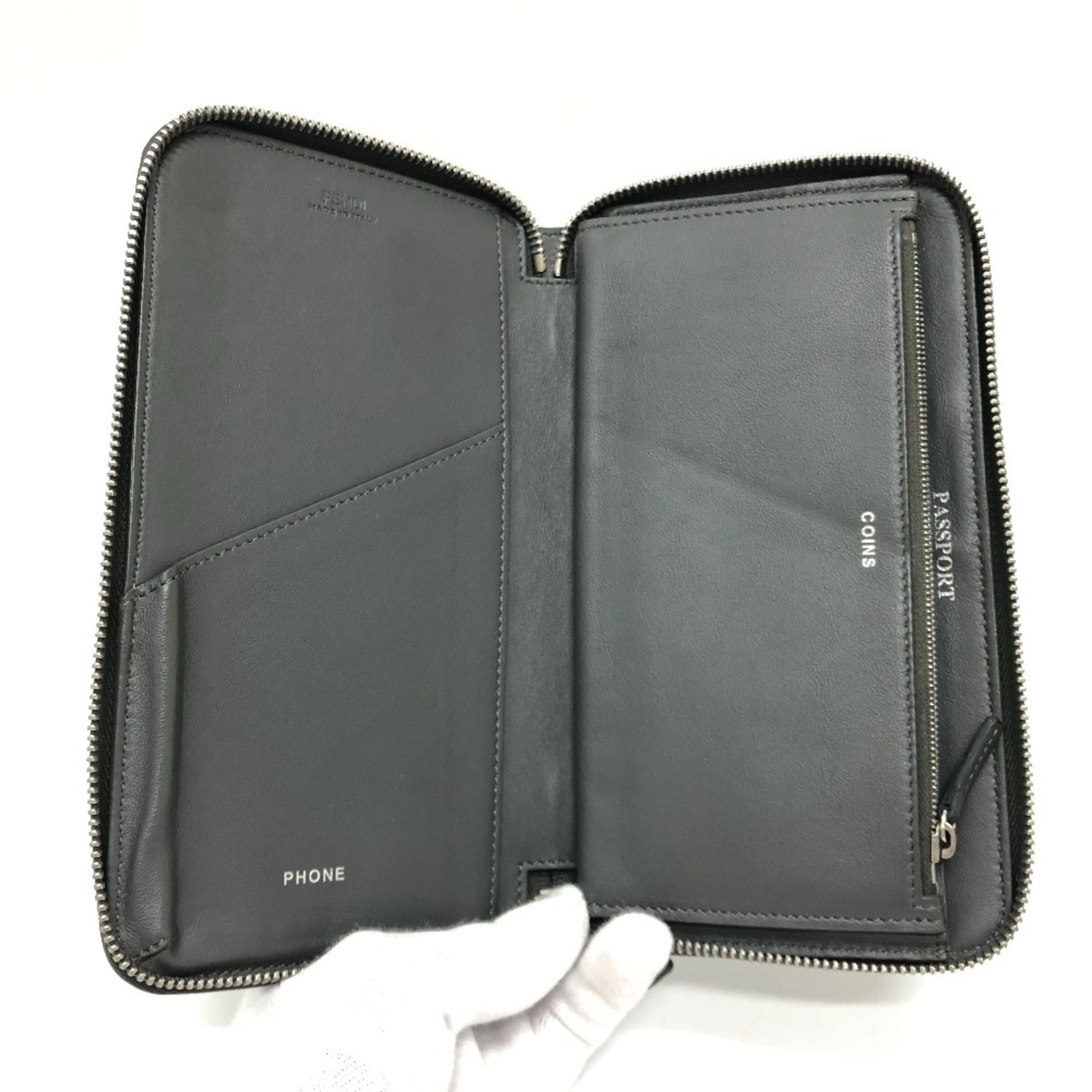 Leather Long Wallet (Bi-Fold) (Pre-Owned) - Fendi - Modalova