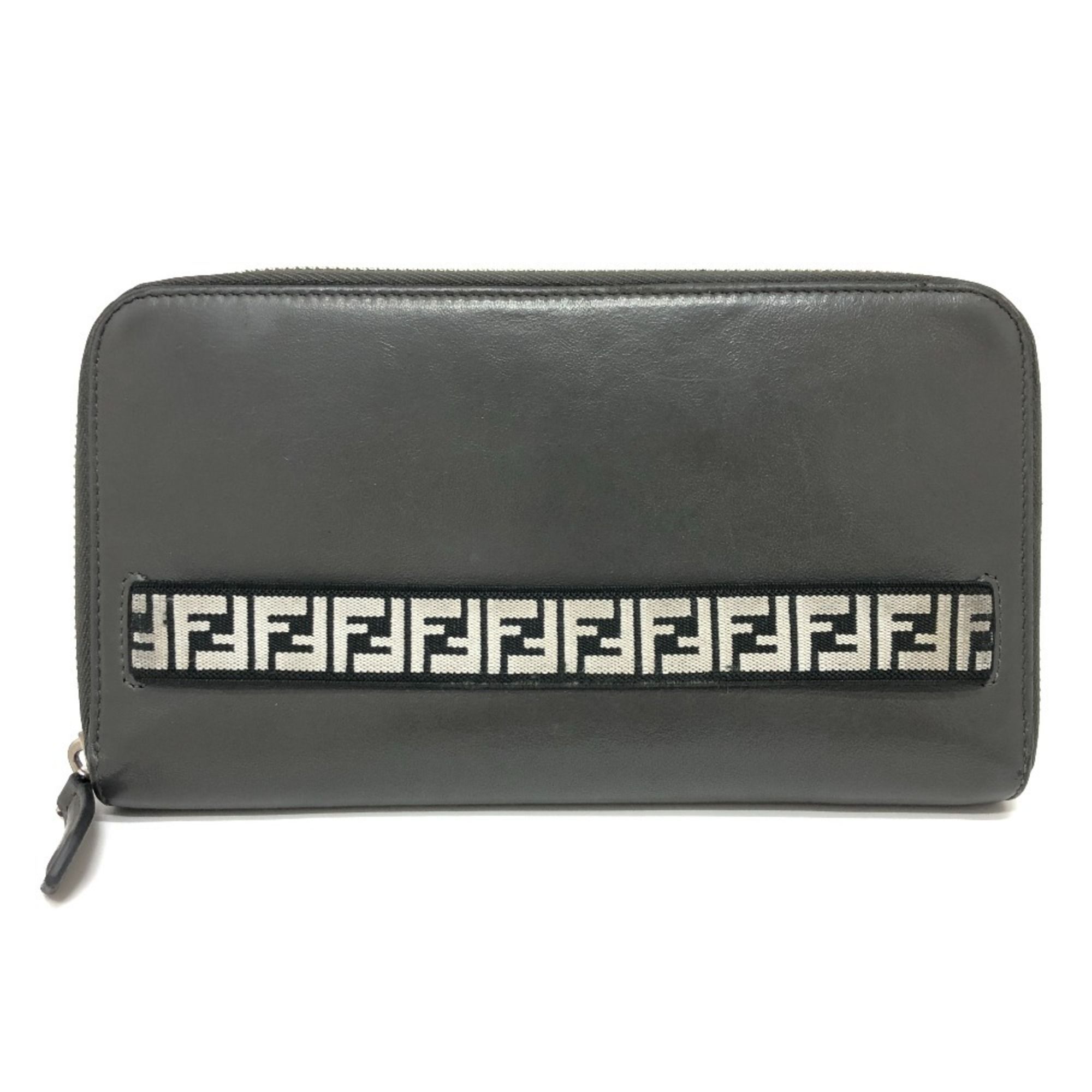 Leather Long Wallet (Bi-Fold) (Pre-Owned) - Fendi - Modalova