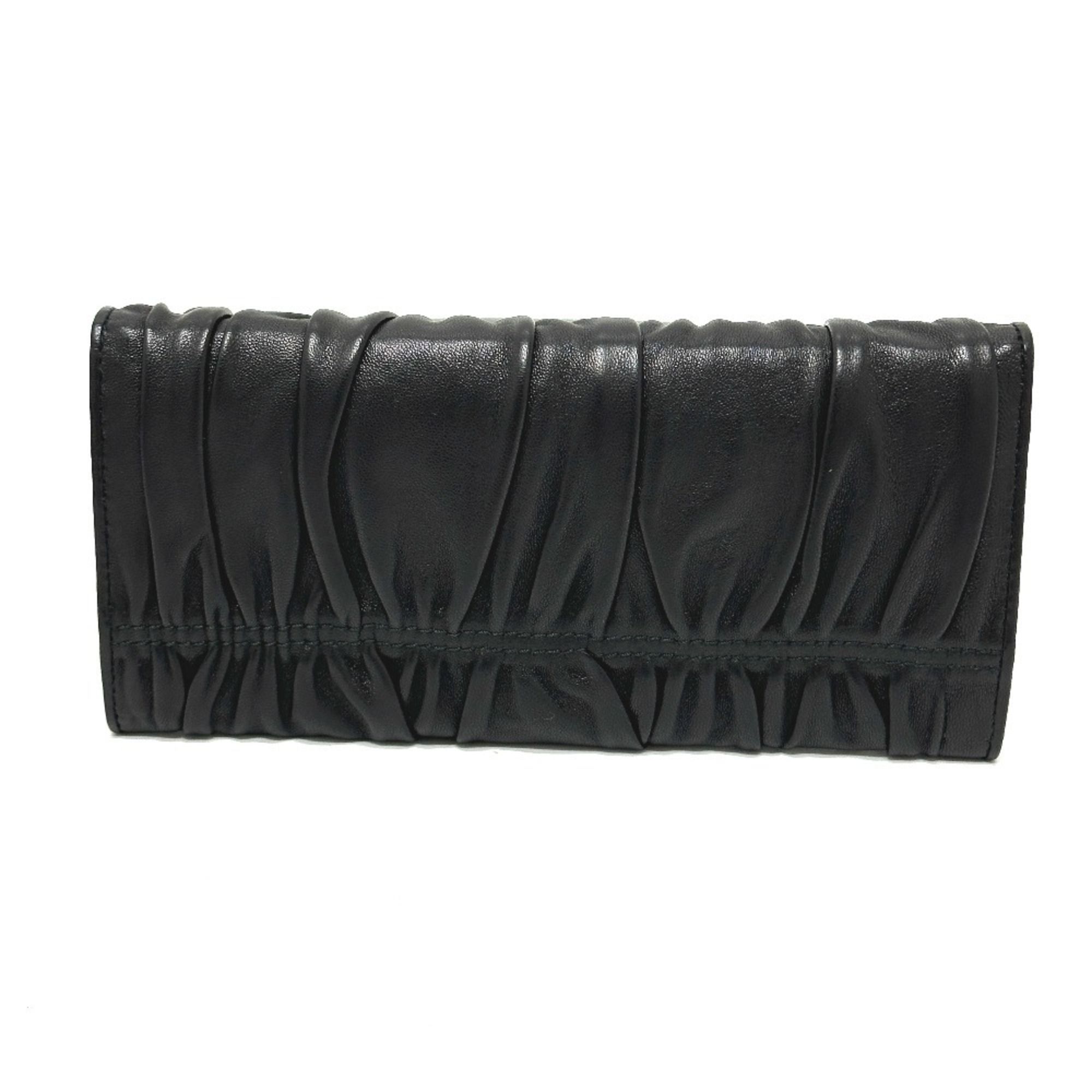 Leather Long Wallet (Bi-Fold) (Pre-Owned) - Prada - Modalova