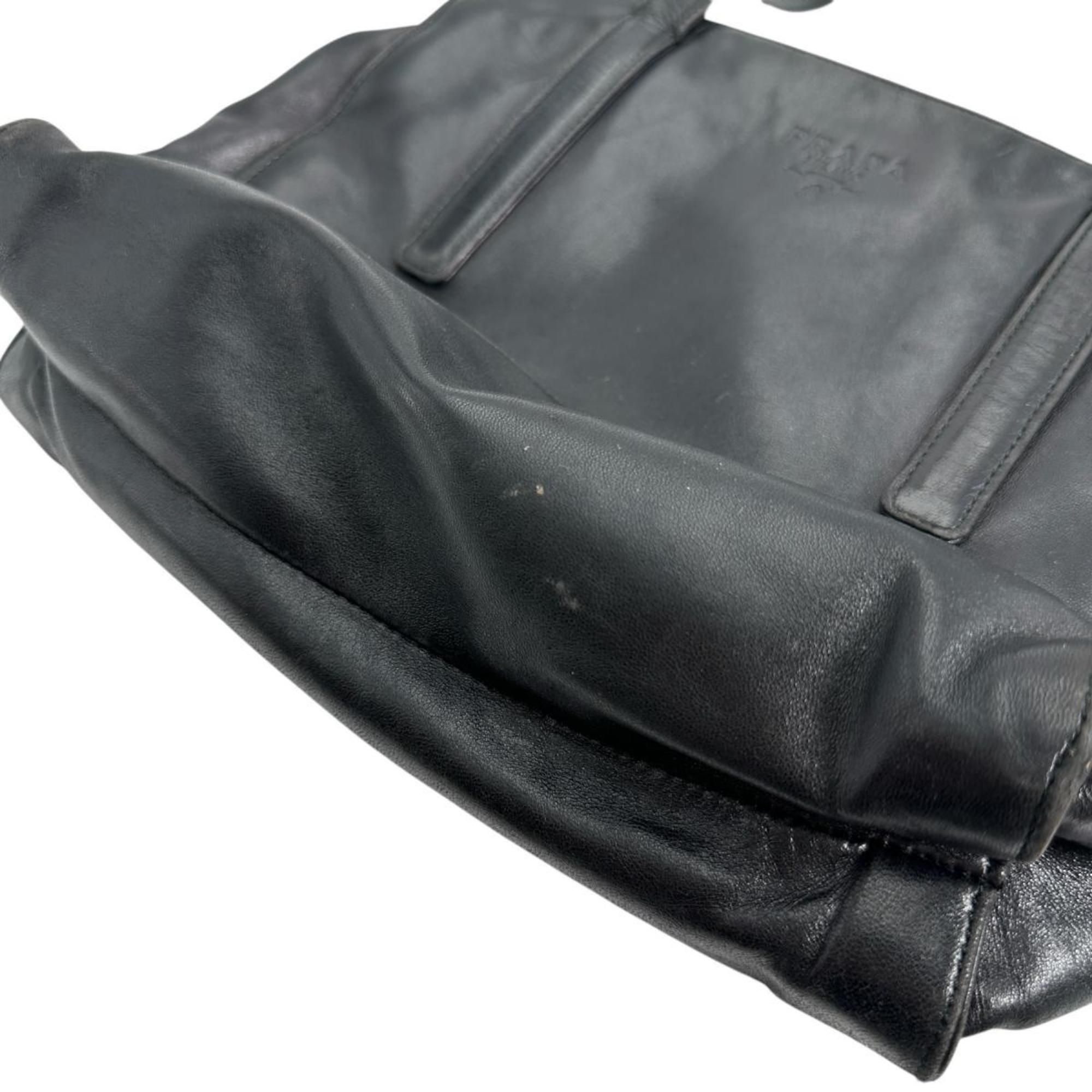 Leather Tote Bag (Pre-Owned) - Prada - Modalova