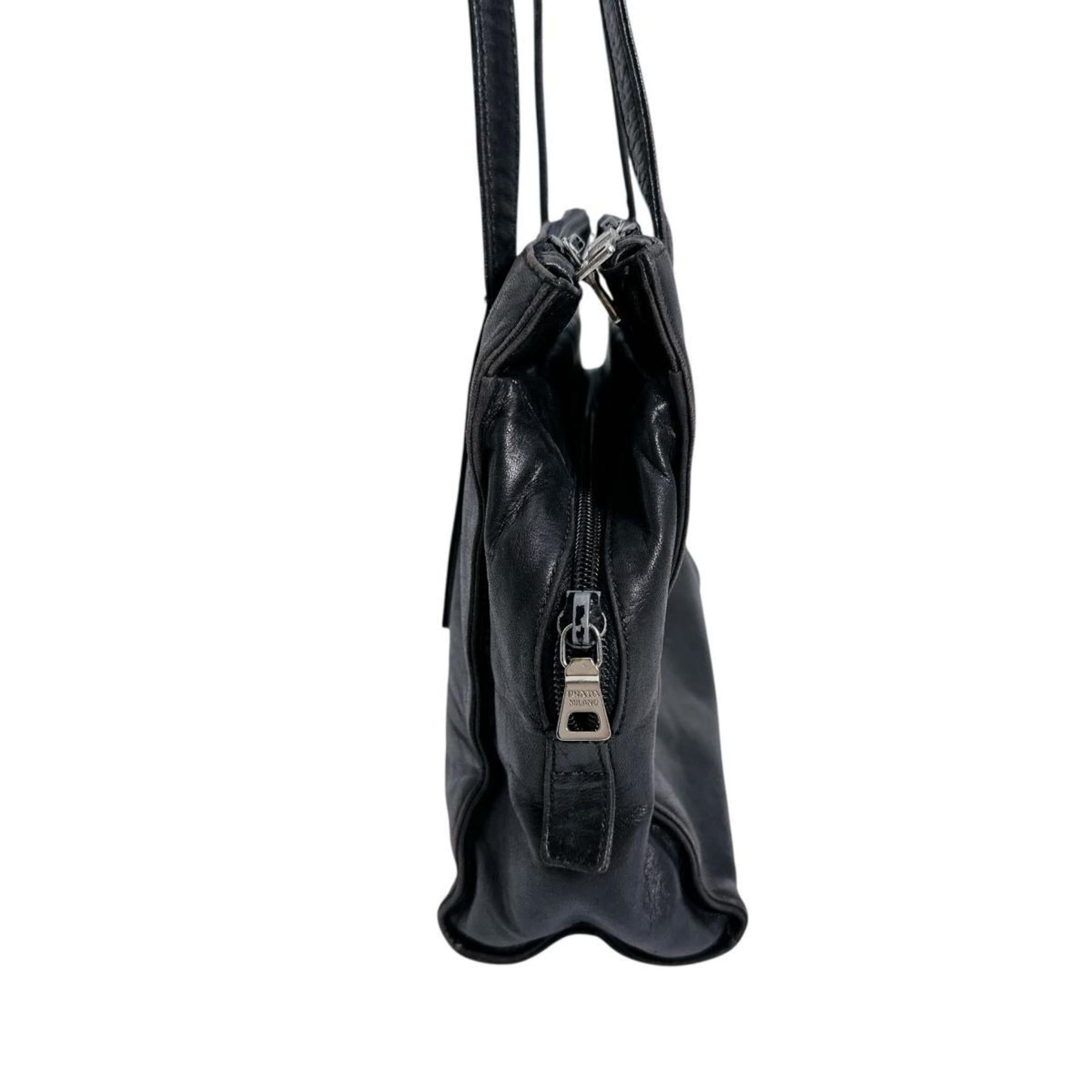 Leather Tote Bag (Pre-Owned) - Prada - Modalova
