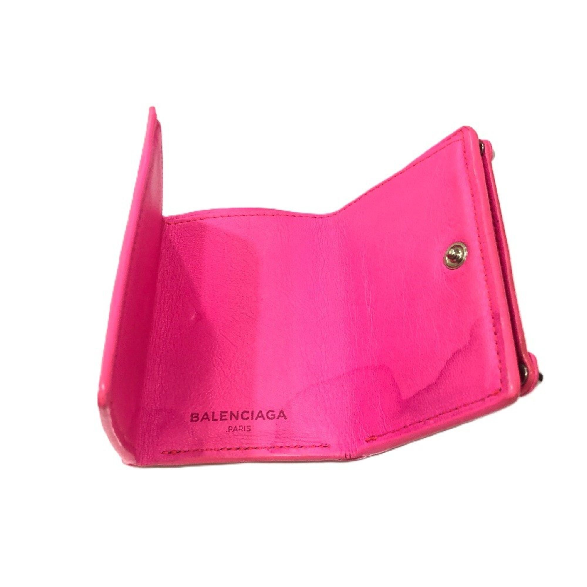 Leather Wallet (Tri-Fold) (Pre-Owned) - Balenciaga - Modalova
