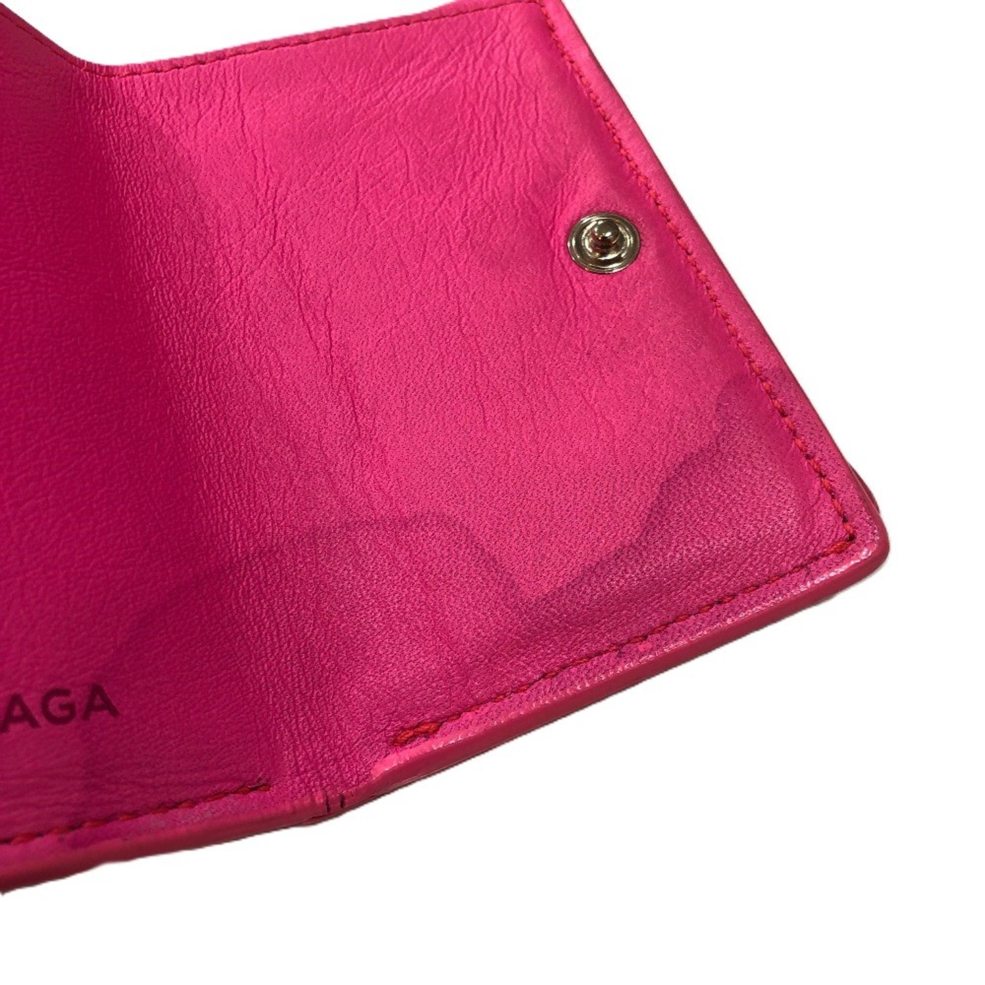 Leather Wallet (Tri-Fold) (Pre-Owned) - Balenciaga - Modalova
