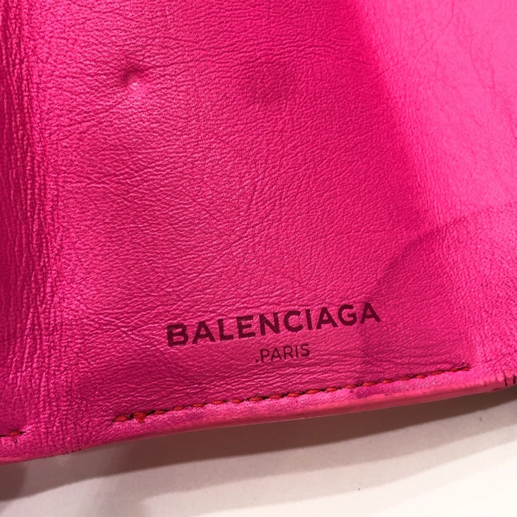 Leather Wallet (Tri-Fold) (Pre-Owned) - Balenciaga - Modalova