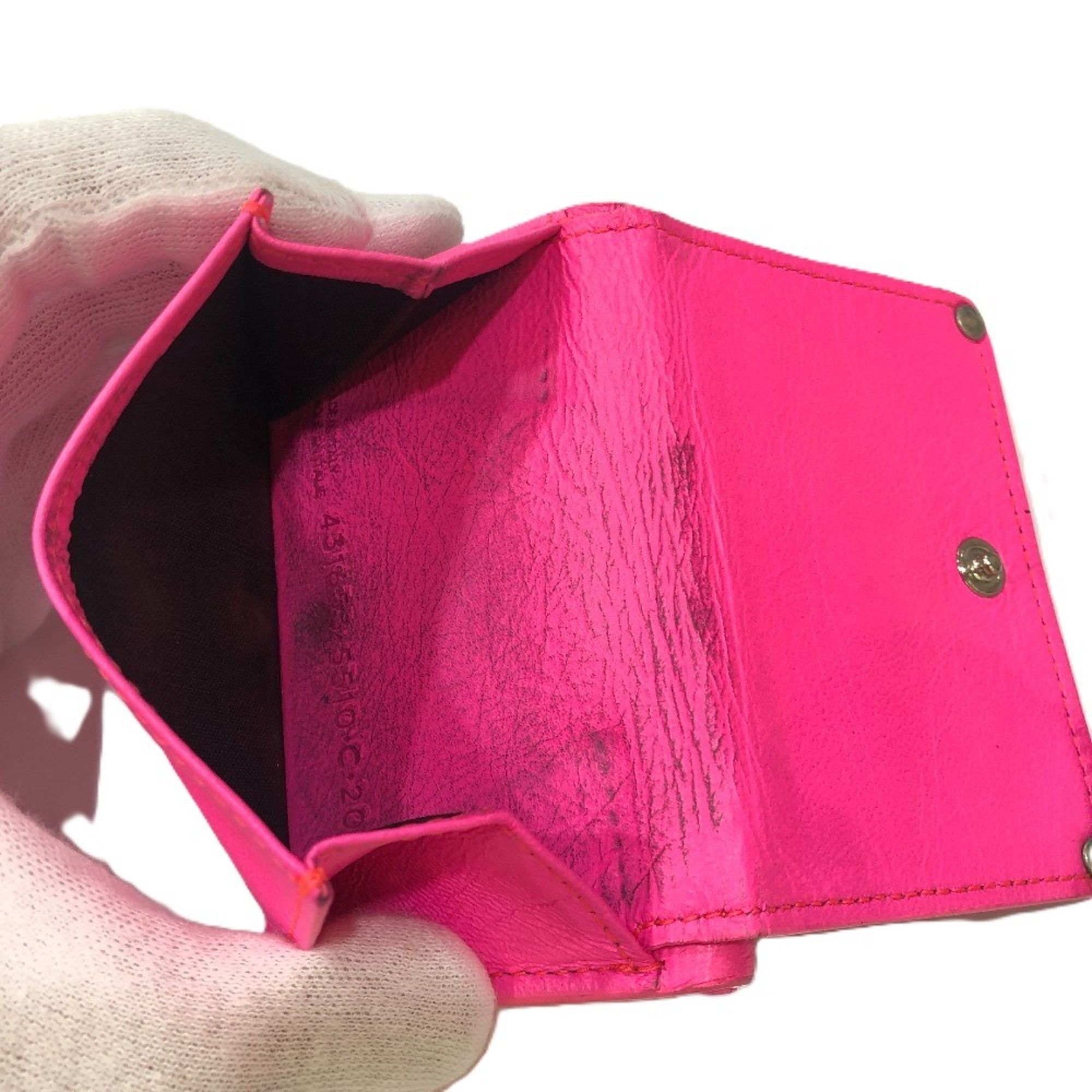 Leather Wallet (Tri-Fold) (Pre-Owned) - Balenciaga - Modalova