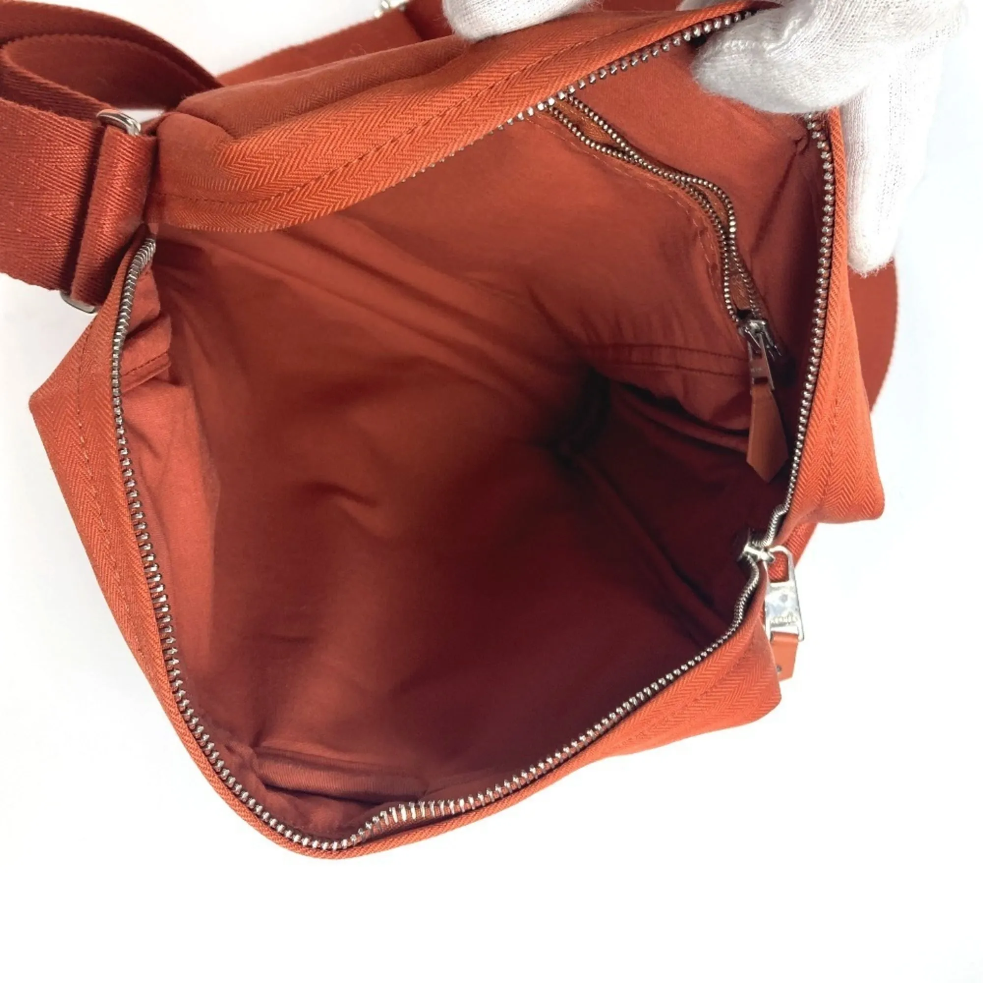 Acapulco Nylon Canvas Pochette Shoulder Bag (Pre-Owned) - Hermes - Modalova