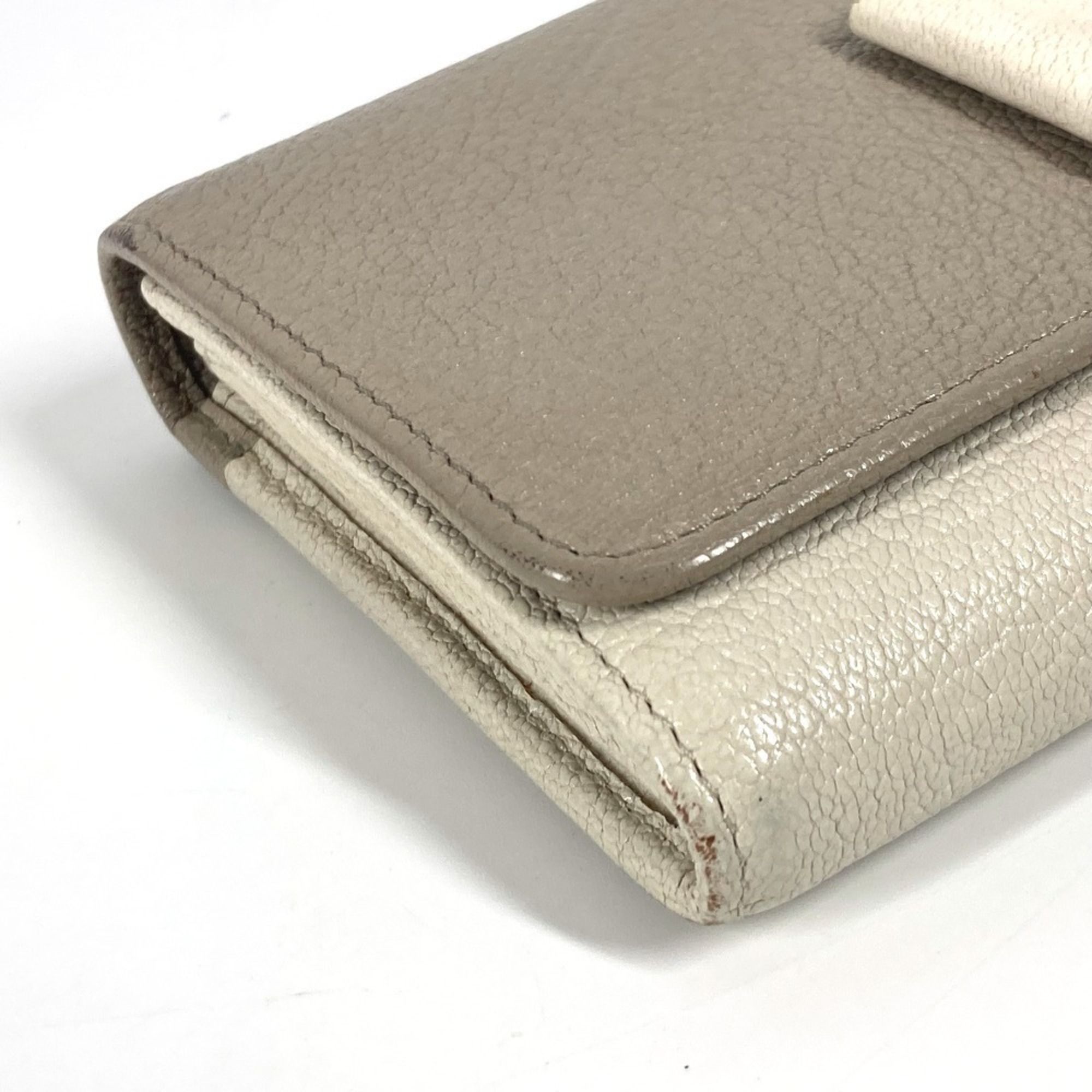 Leather Long Wallet (Bi-Fold) (Pre-Owned) - Miu Miu - Modalova