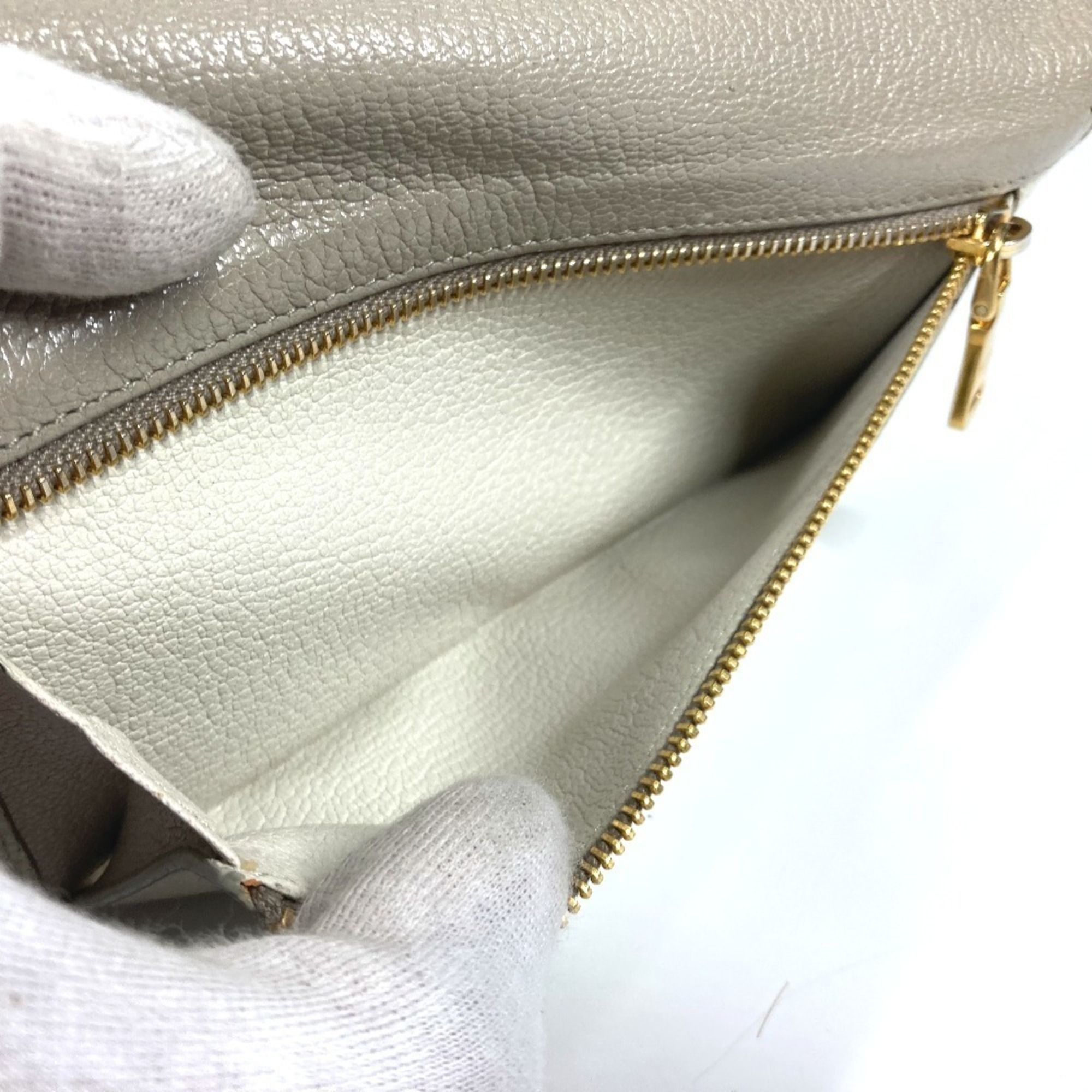 Leather Long Wallet (Bi-Fold) (Pre-Owned) - Miu Miu - Modalova