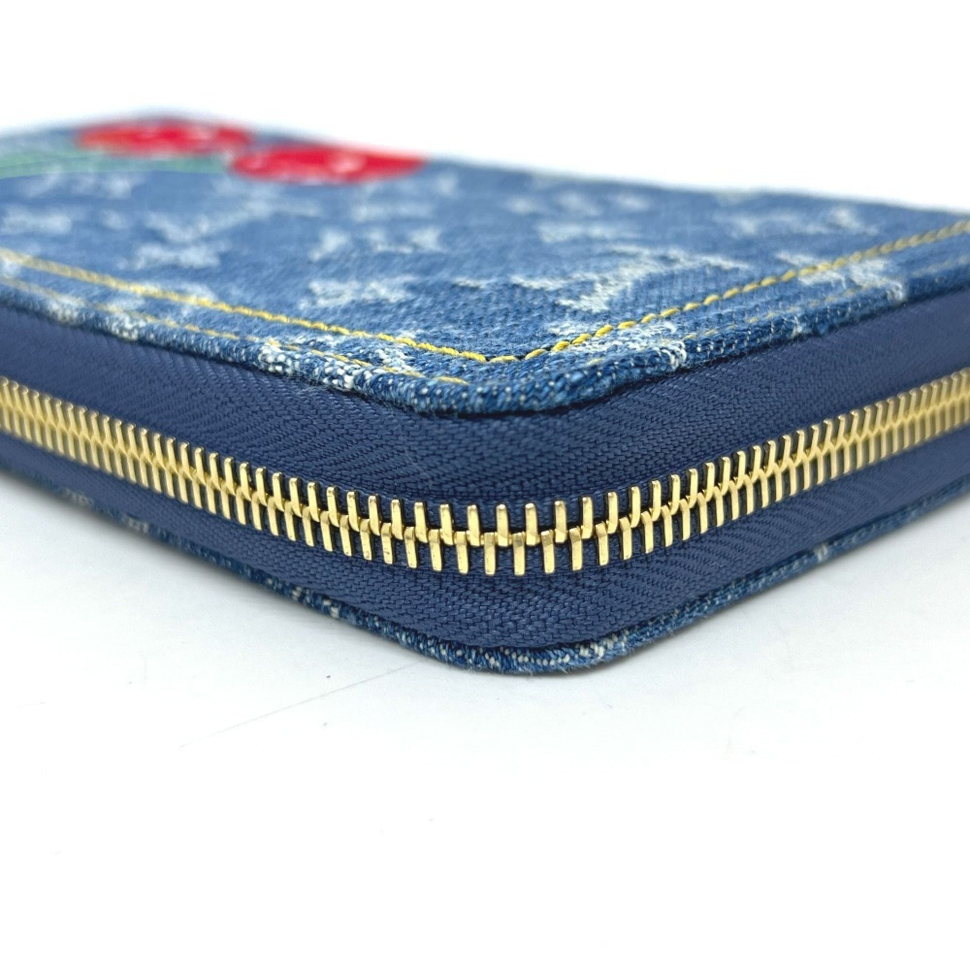 Monogram Denim Monogram Denim Long Wallet (Bi-Fold) (Pre-Owned) - Louis Vuitton - Modalova