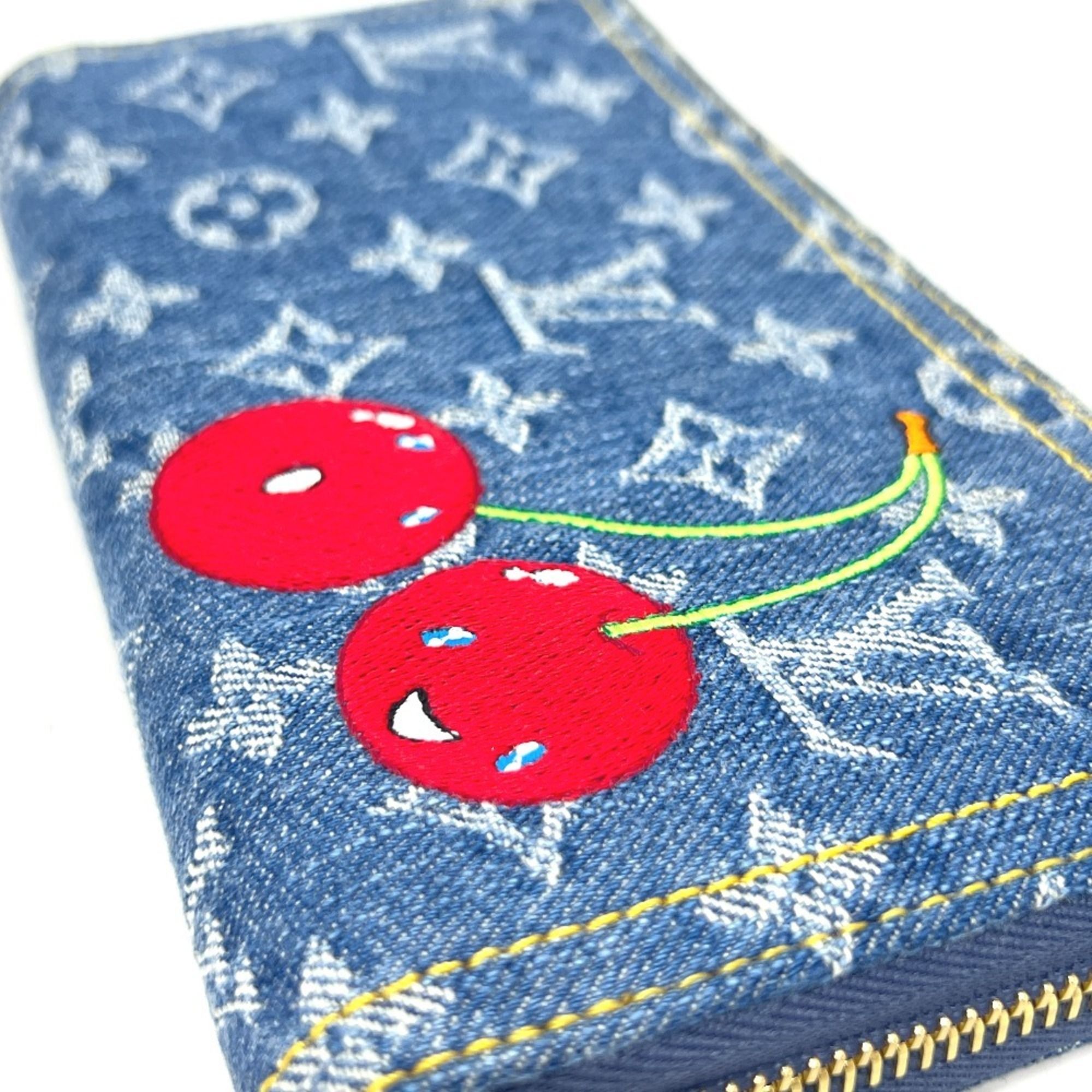 Monogram Denim Monogram Denim Long Wallet (Bi-Fold) (Pre-Owned) - Louis Vuitton - Modalova