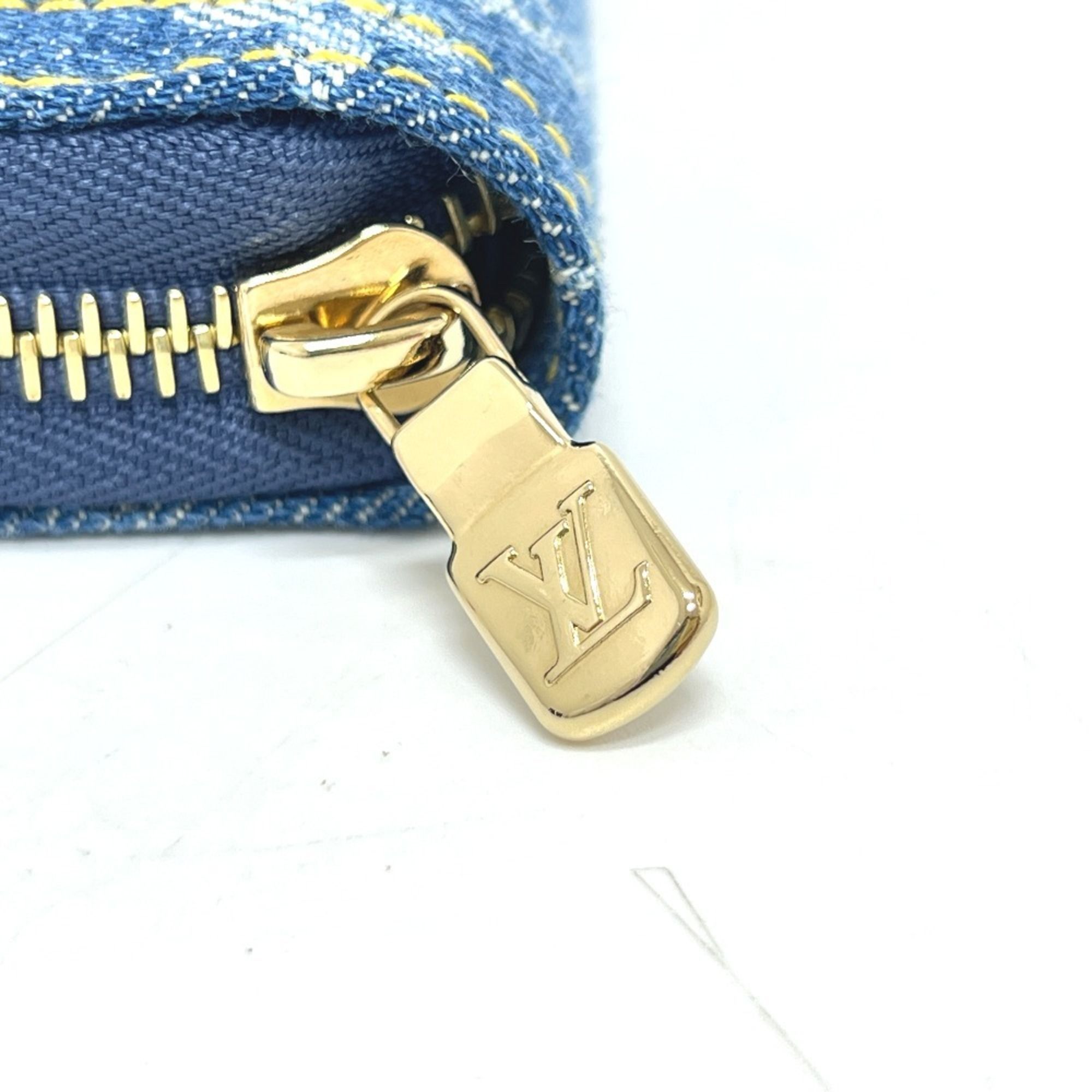 Monogram Denim Monogram Denim Long Wallet (Bi-Fold) (Pre-Owned) - Louis Vuitton - Modalova