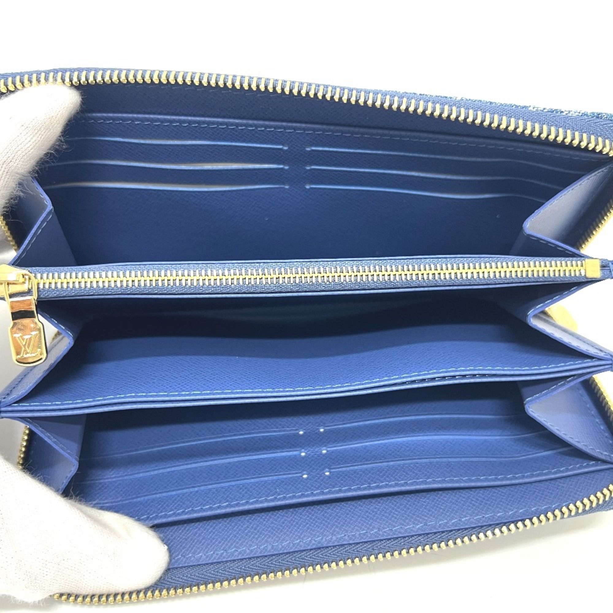 Monogram Denim Monogram Denim Long Wallet (Bi-Fold) (Pre-Owned) - Louis Vuitton - Modalova