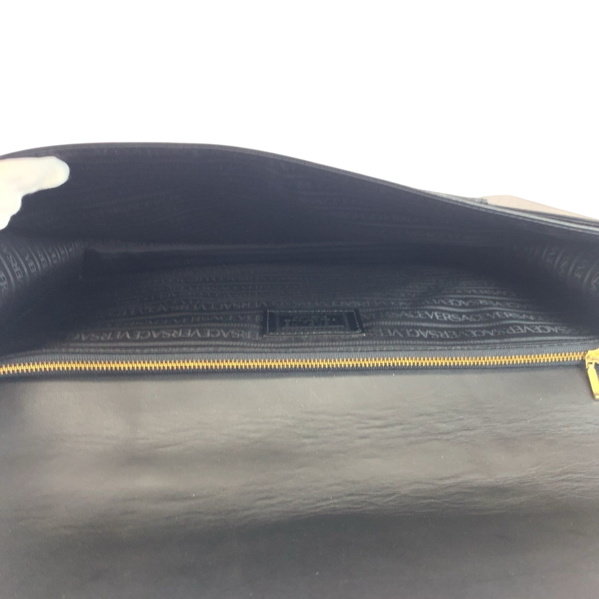 Leather Briefcase Handbag (Pre-Owned) - Versace - Modalova
