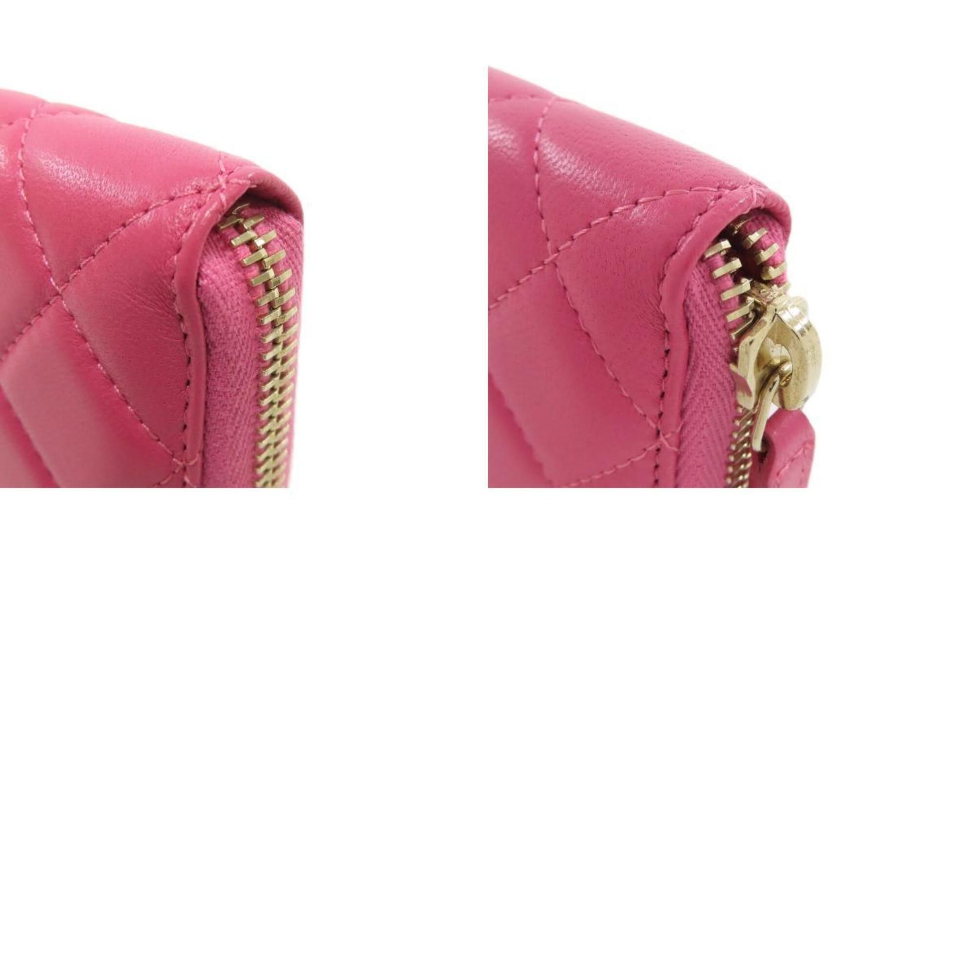 Leather Long Wallet (Bi-Fold) (Pre-Owned) - Chanel - Modalova