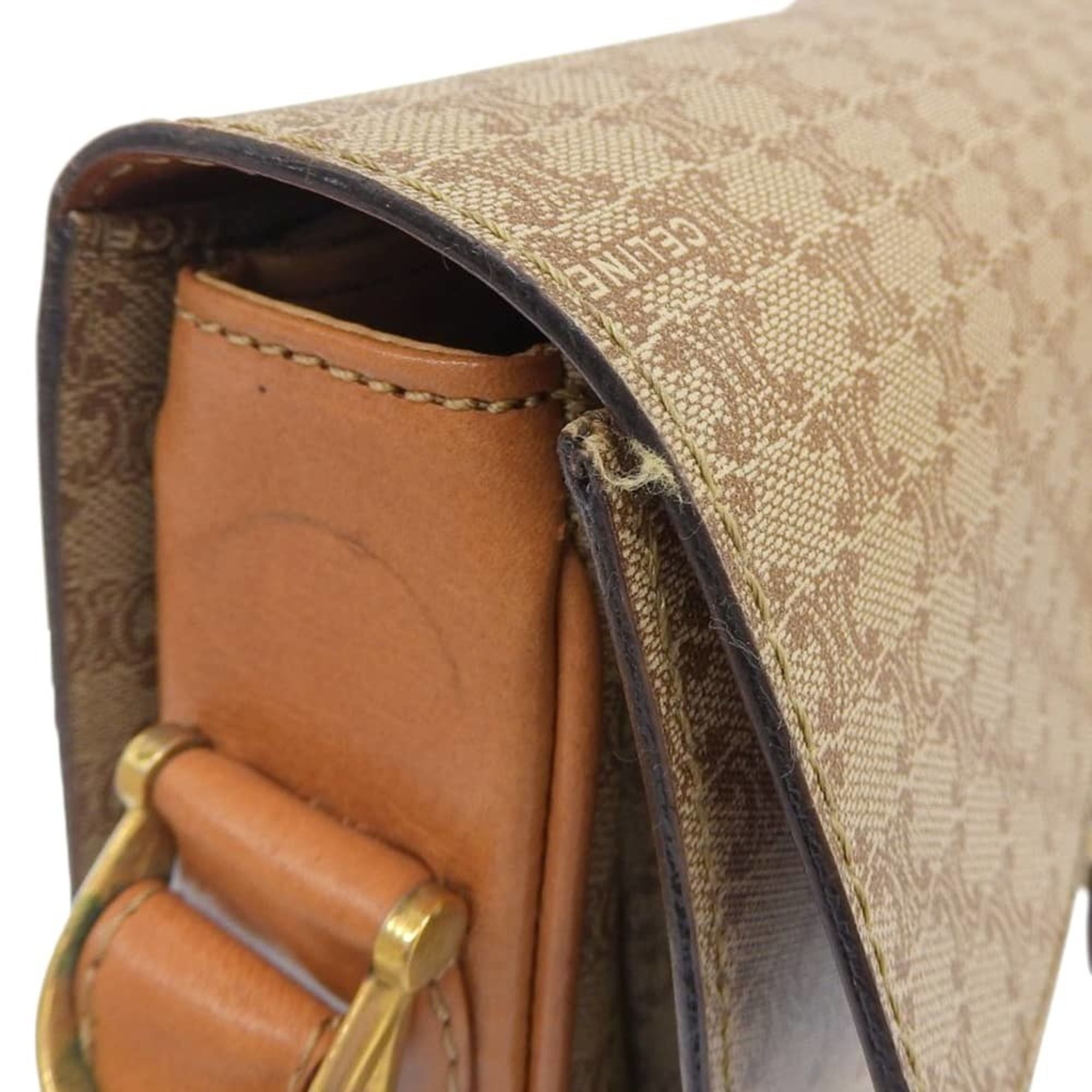 Macadam Coated Canvas Shoulder Bag (Pre-Owned) - Celine - Modalova