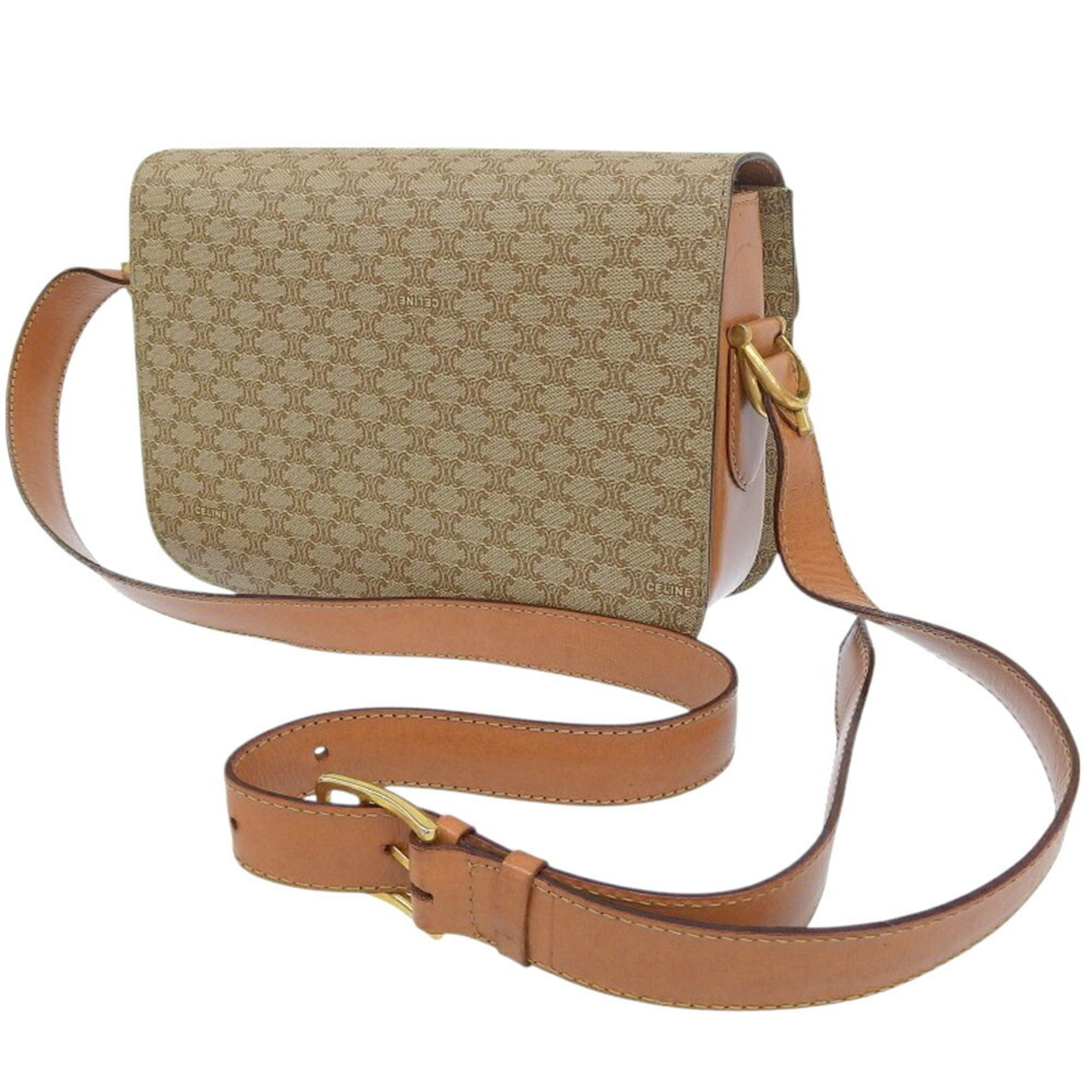 Macadam Coated Canvas Shoulder Bag (Pre-Owned) - Celine - Modalova